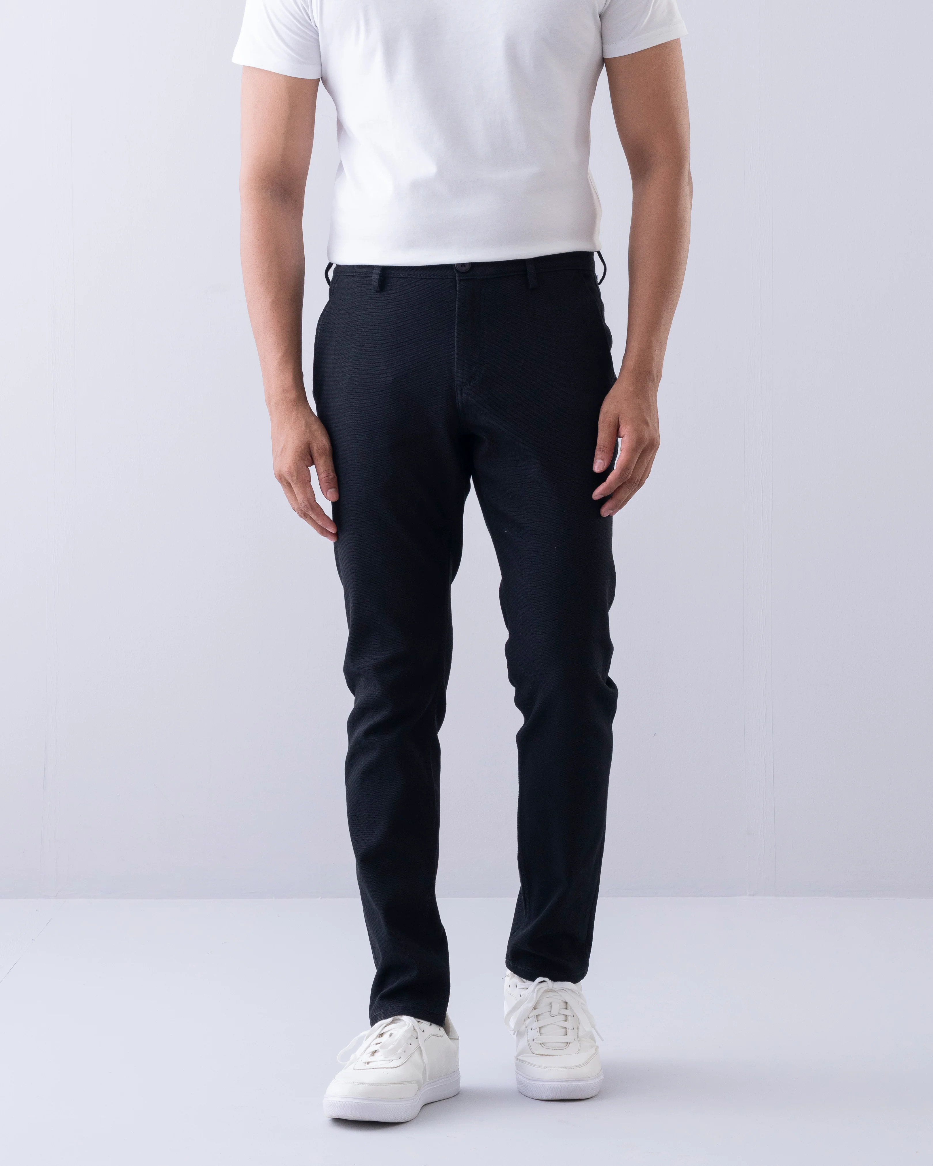 Slim Fit Texture Chinos