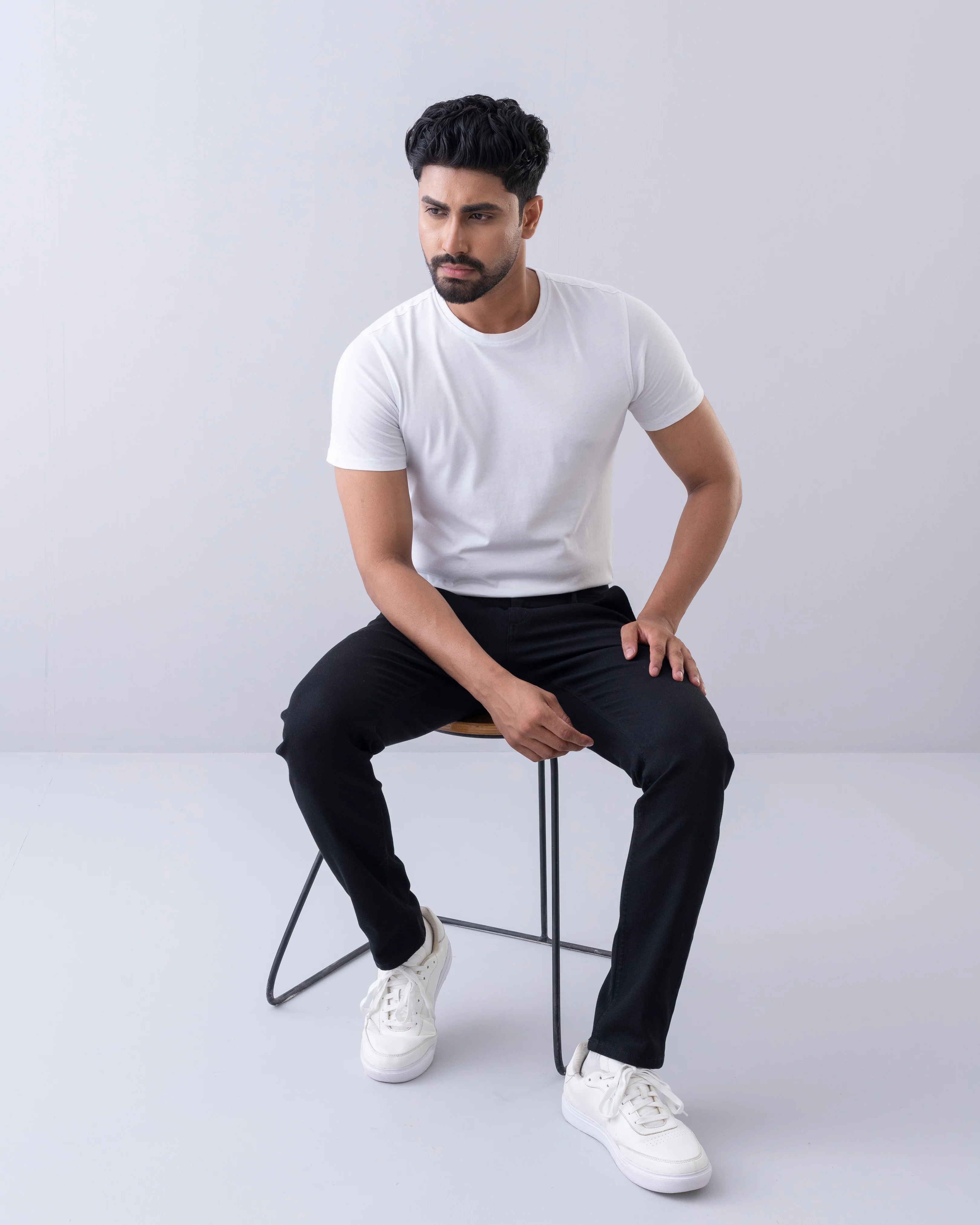 Slim Fit Texture Chinos - Image 8
