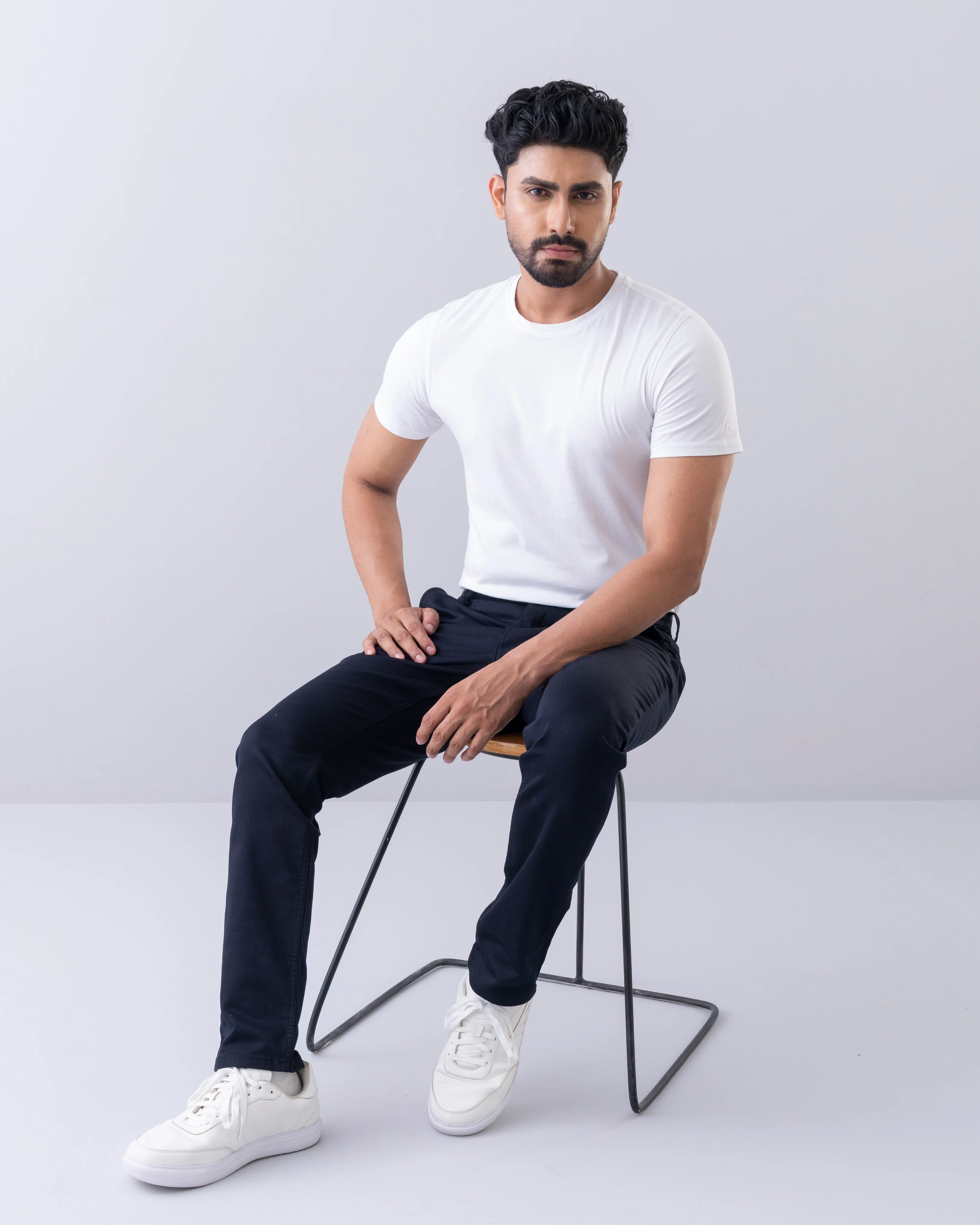 Regular Fit Solid Chinos - Image 7
