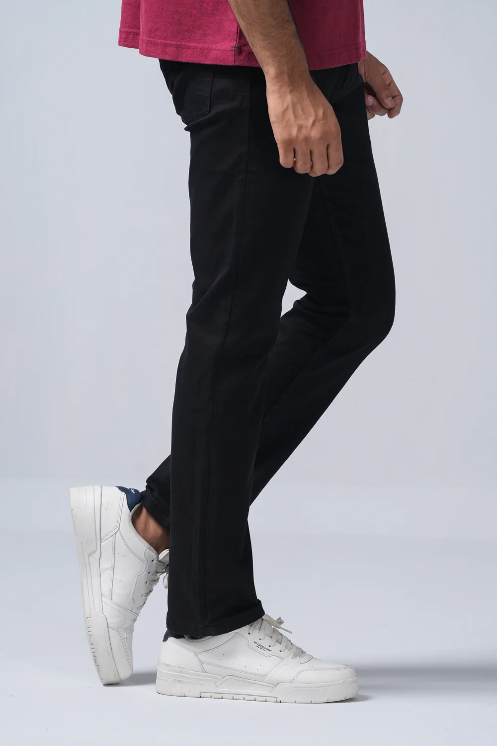 Straight Fit Black Jeans - Image 4
