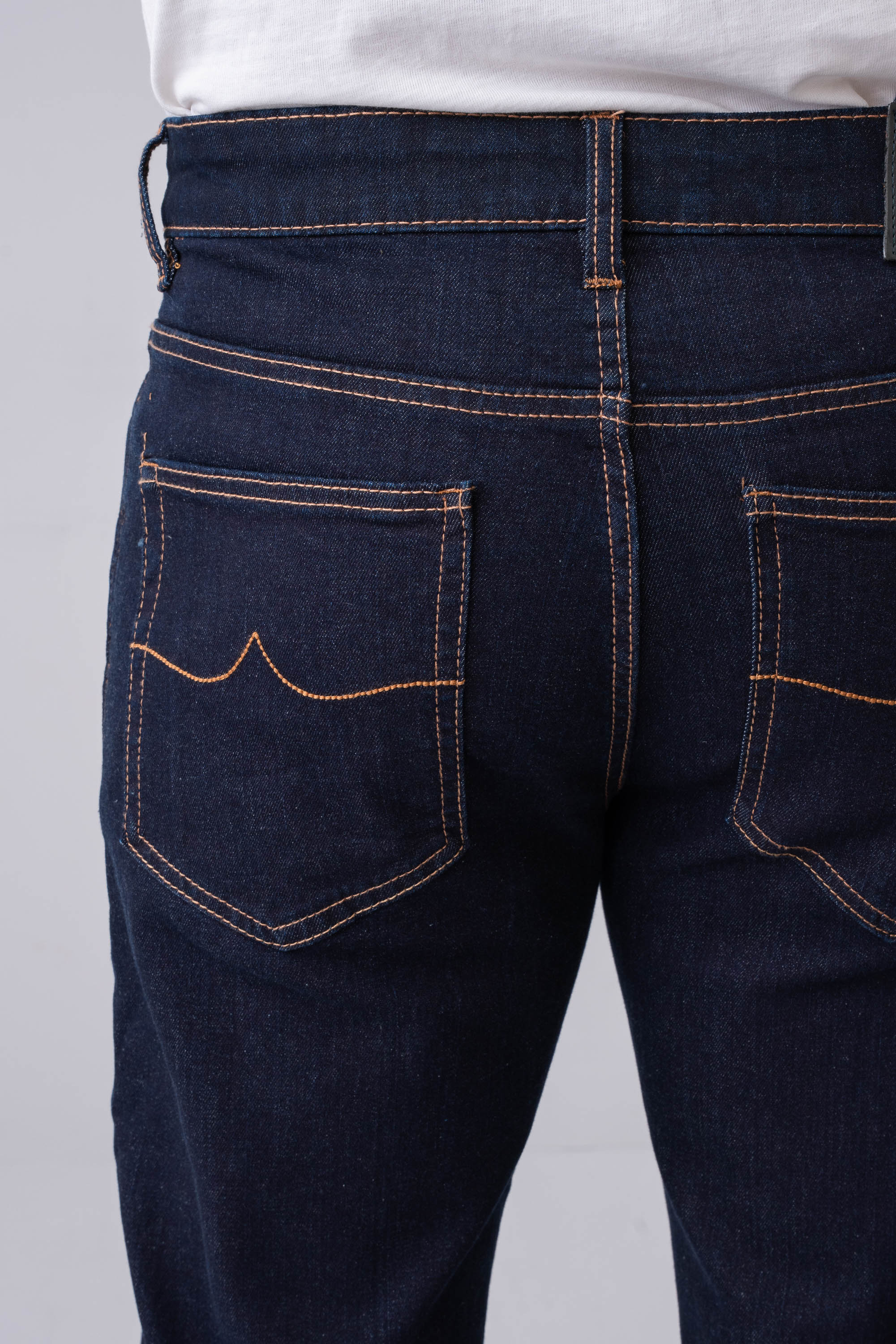 Straight Fit Navy Jeans - Image 5