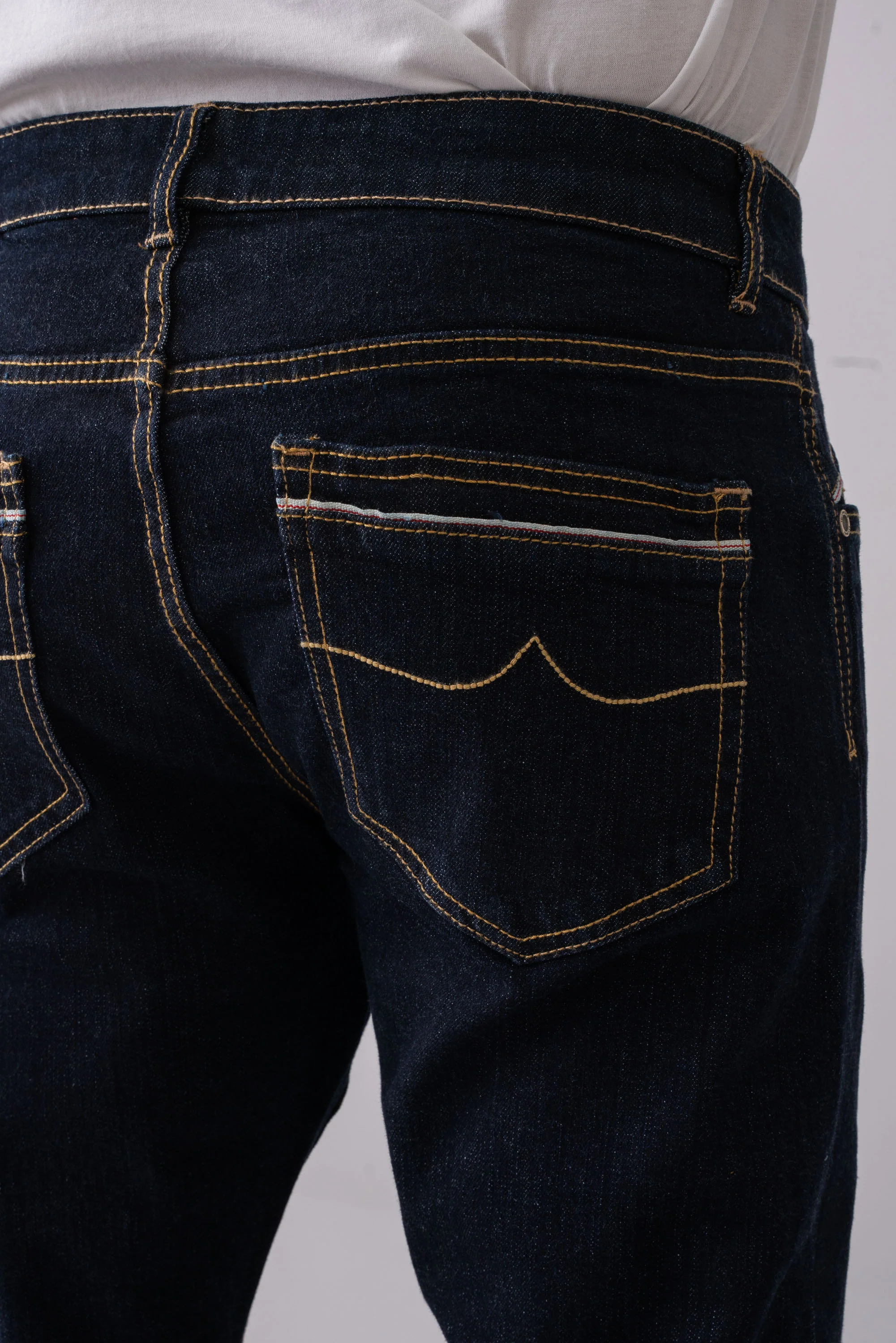 Straight Fit Raw Selvedge Jeans - Image 6