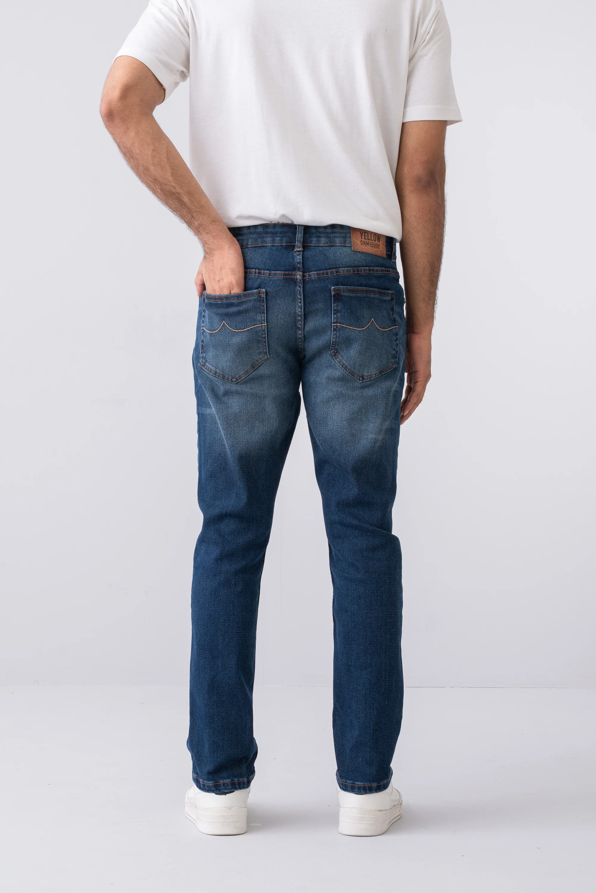 Straight Fit Deep Sea Jeans - Image 4
