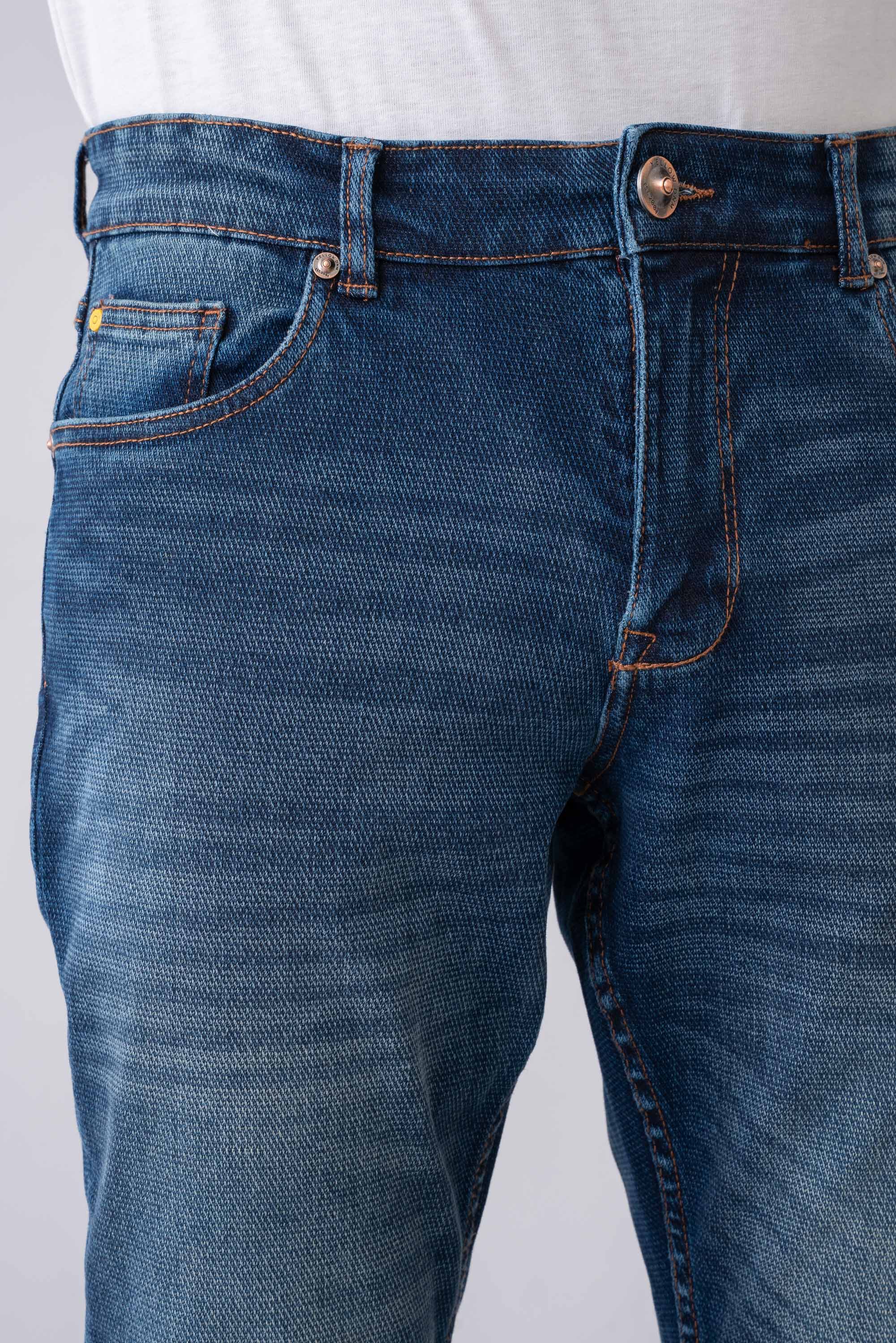 Straight Fit Deep Sea Jeans - Image 5