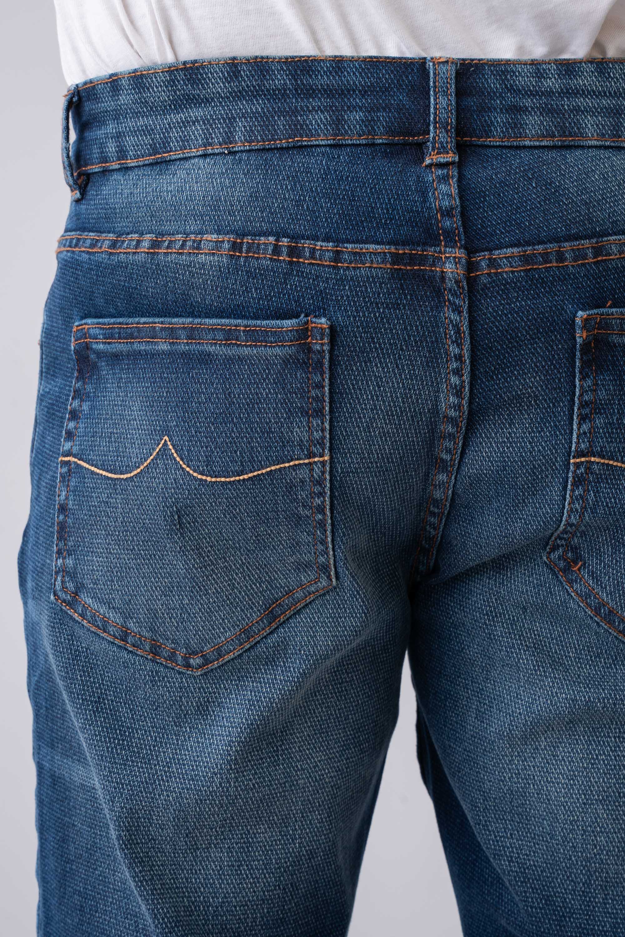 Straight Fit Deep Sea Jeans - Image 6