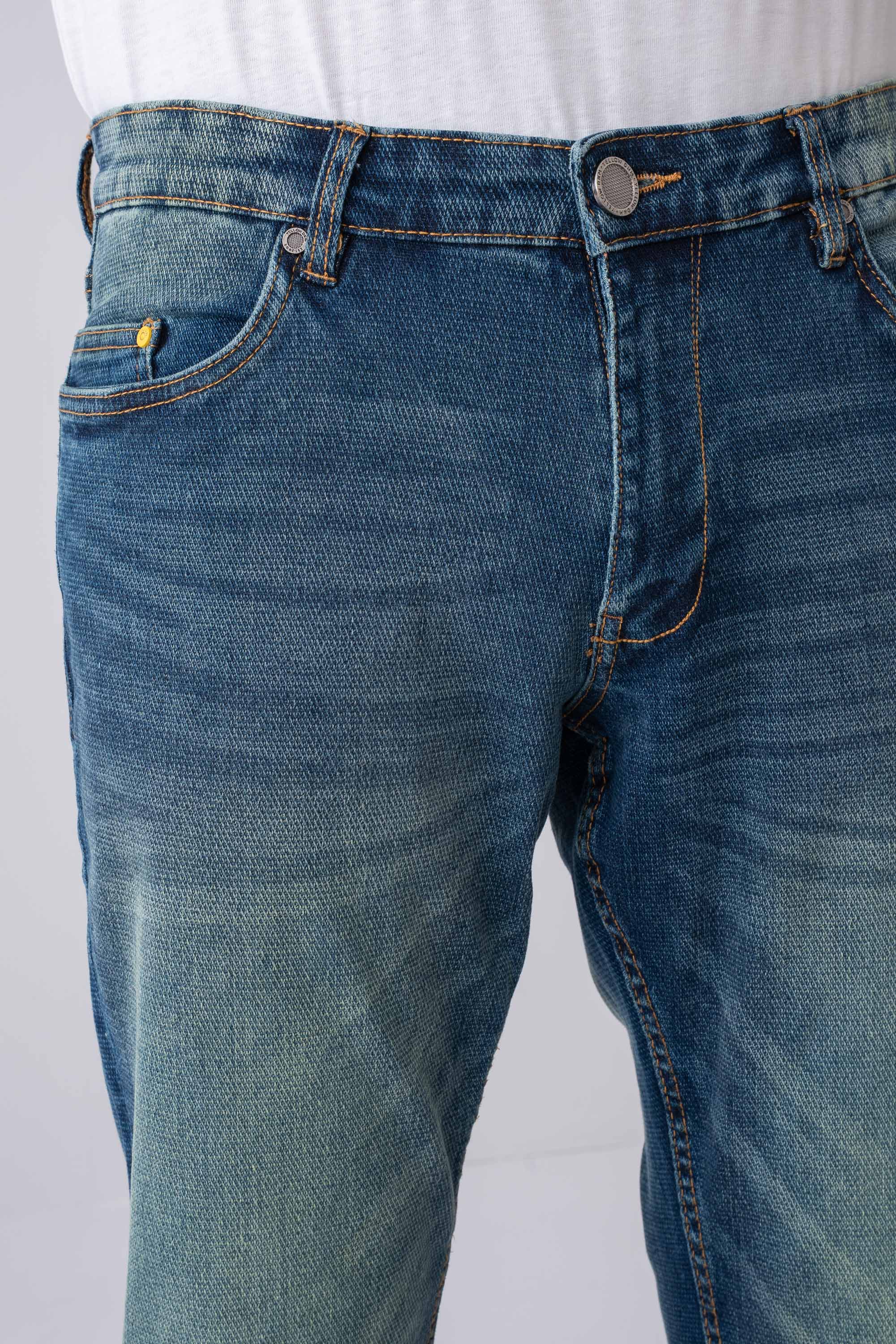 Straight Fit Vintage Blue Jeans - Image 5