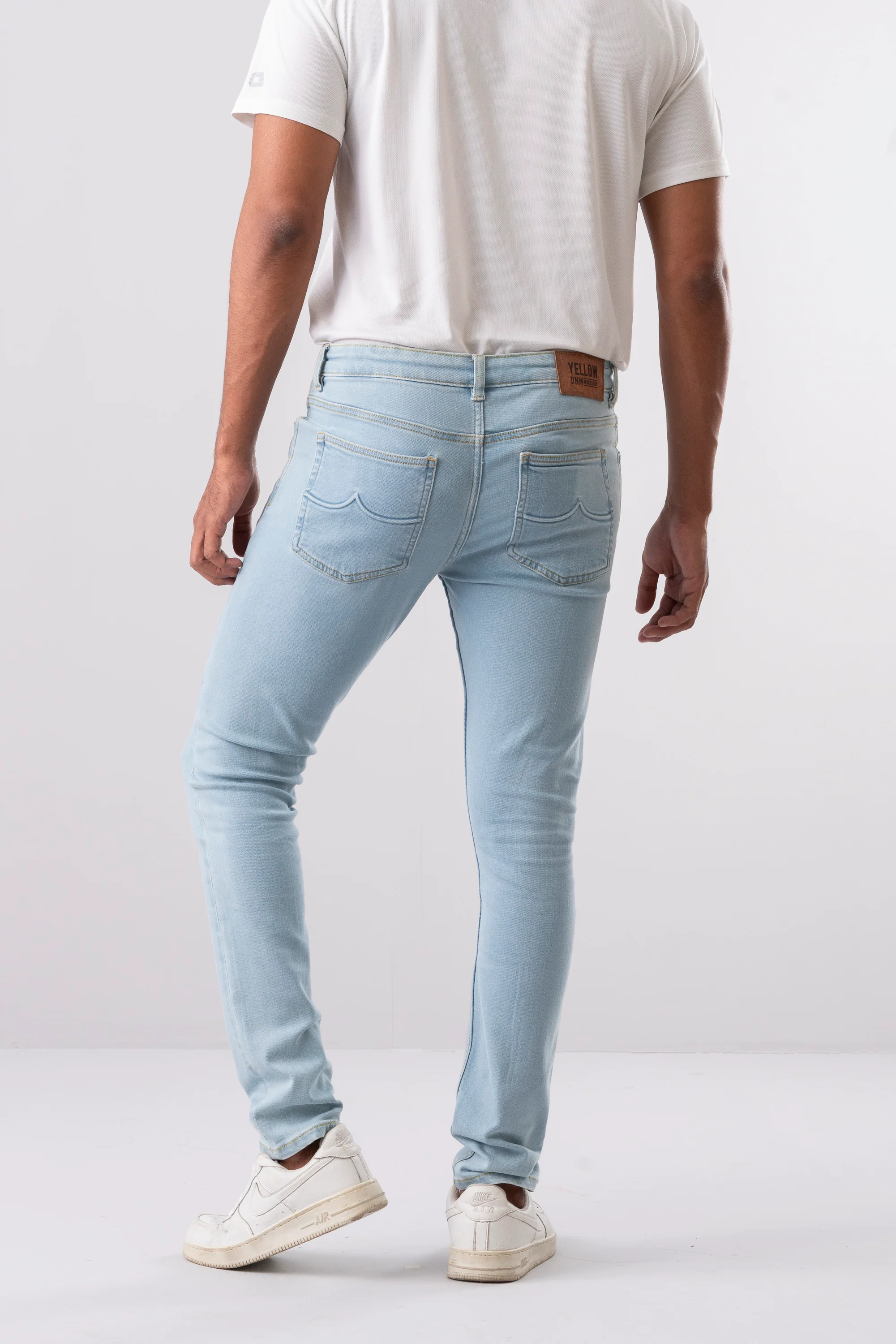Skinny Fit Light Blue Jeans - Image 10