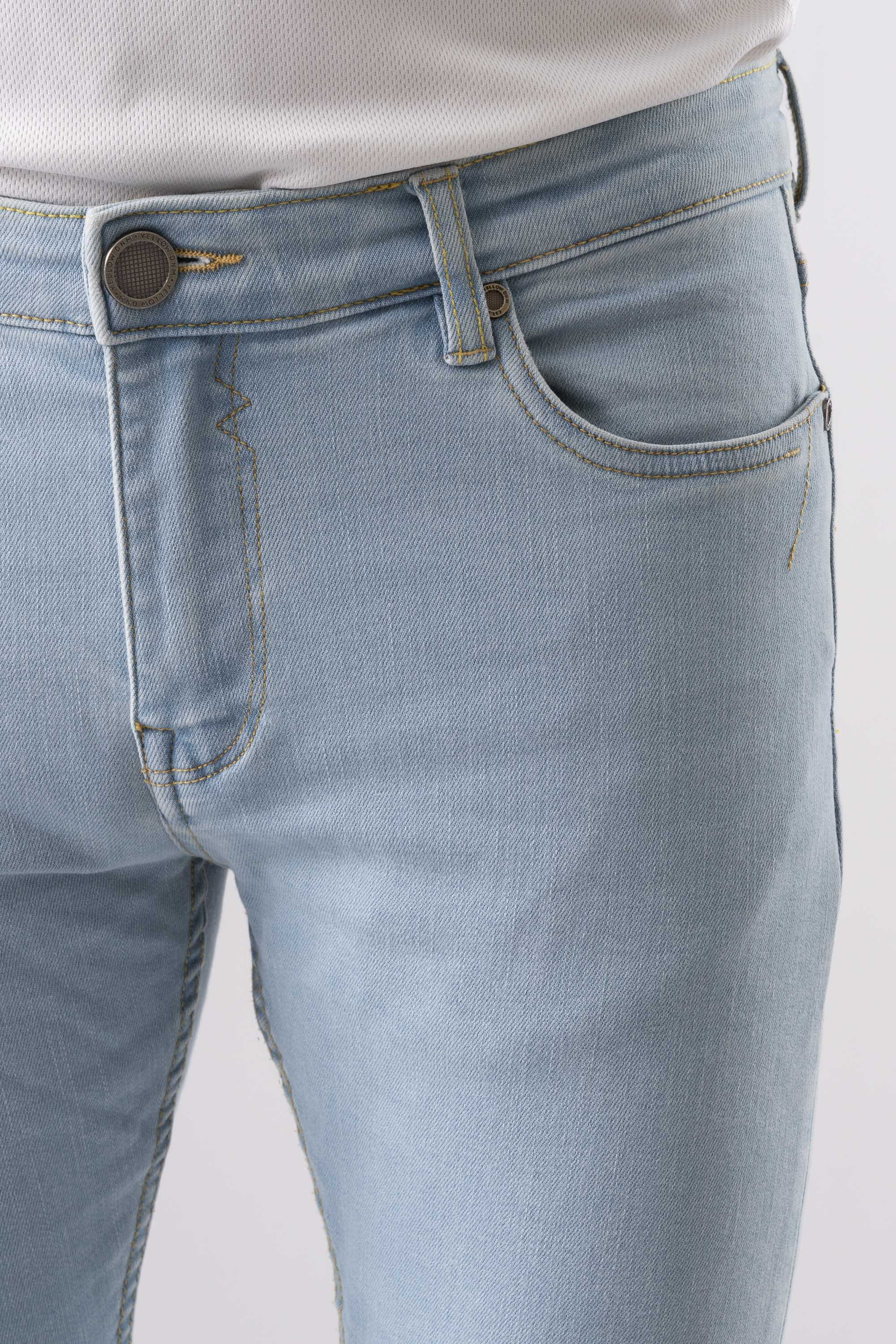 Skinny Fit Light Blue Jeans - Image 12