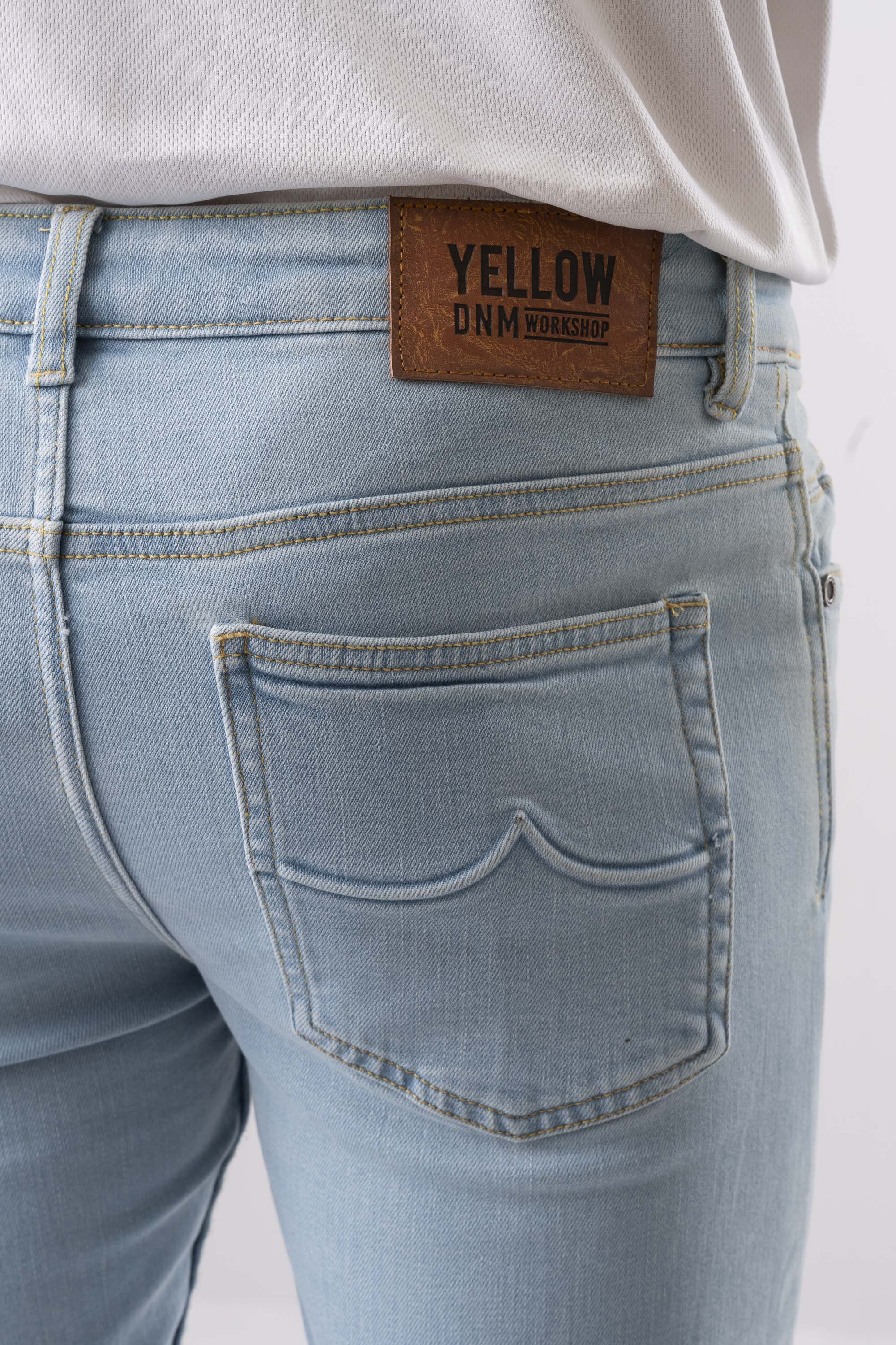 Skinny Fit Light Blue Jeans - Image 13