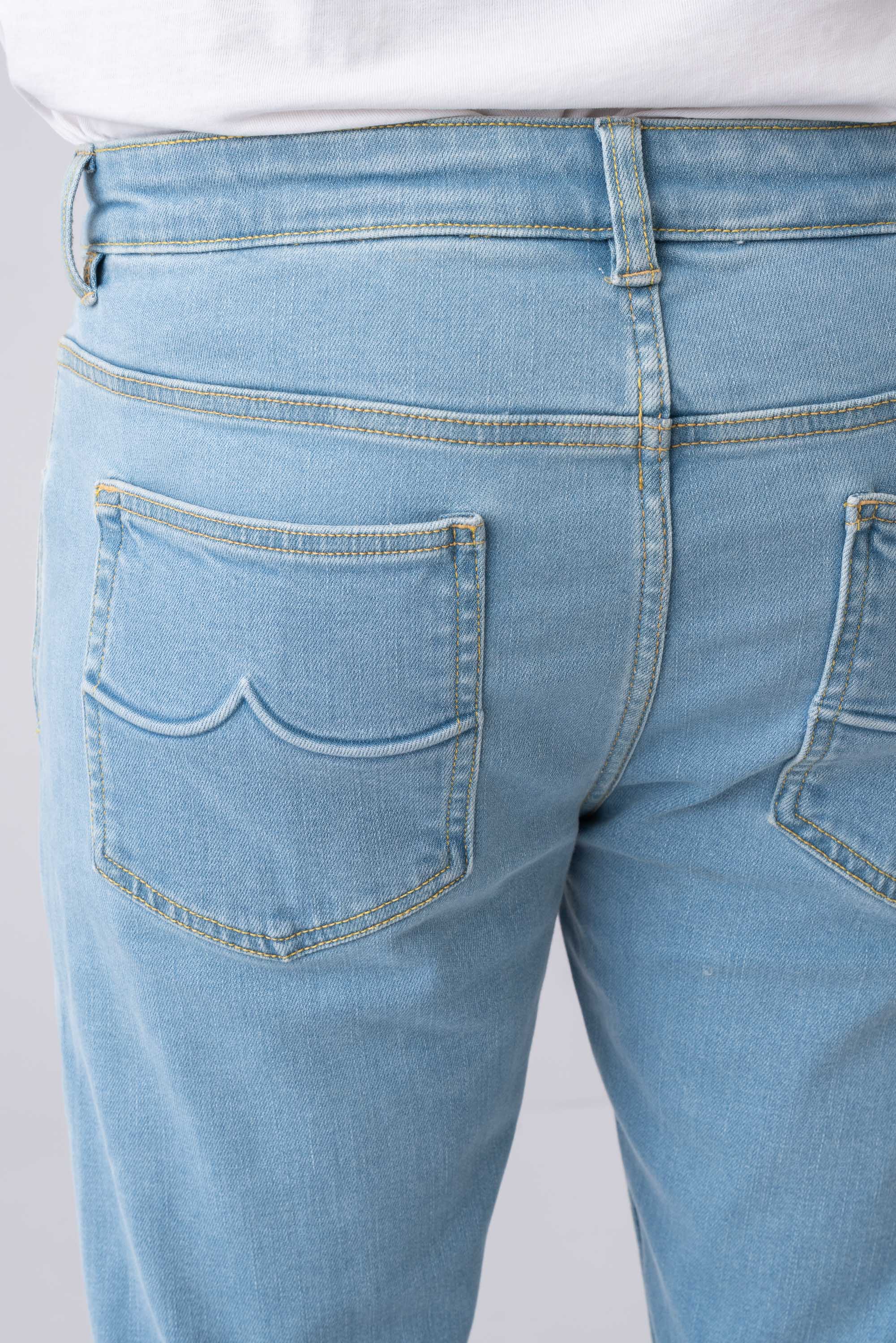 Skinny Fit Light Blue Jeans - Image 6