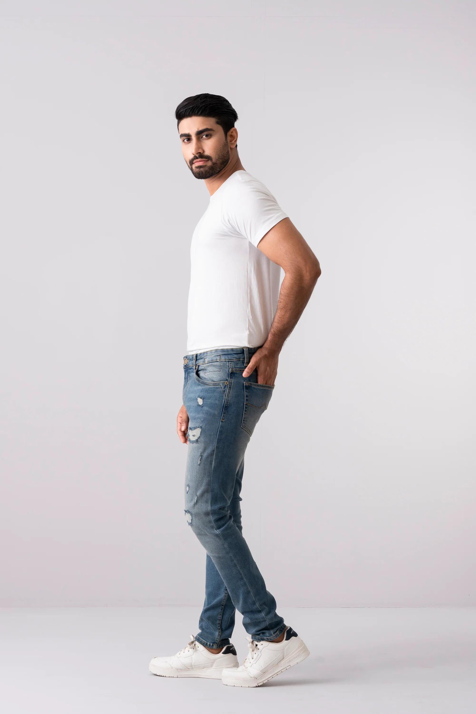 Slim Fit Dusty Clouds Jeans - Image 3