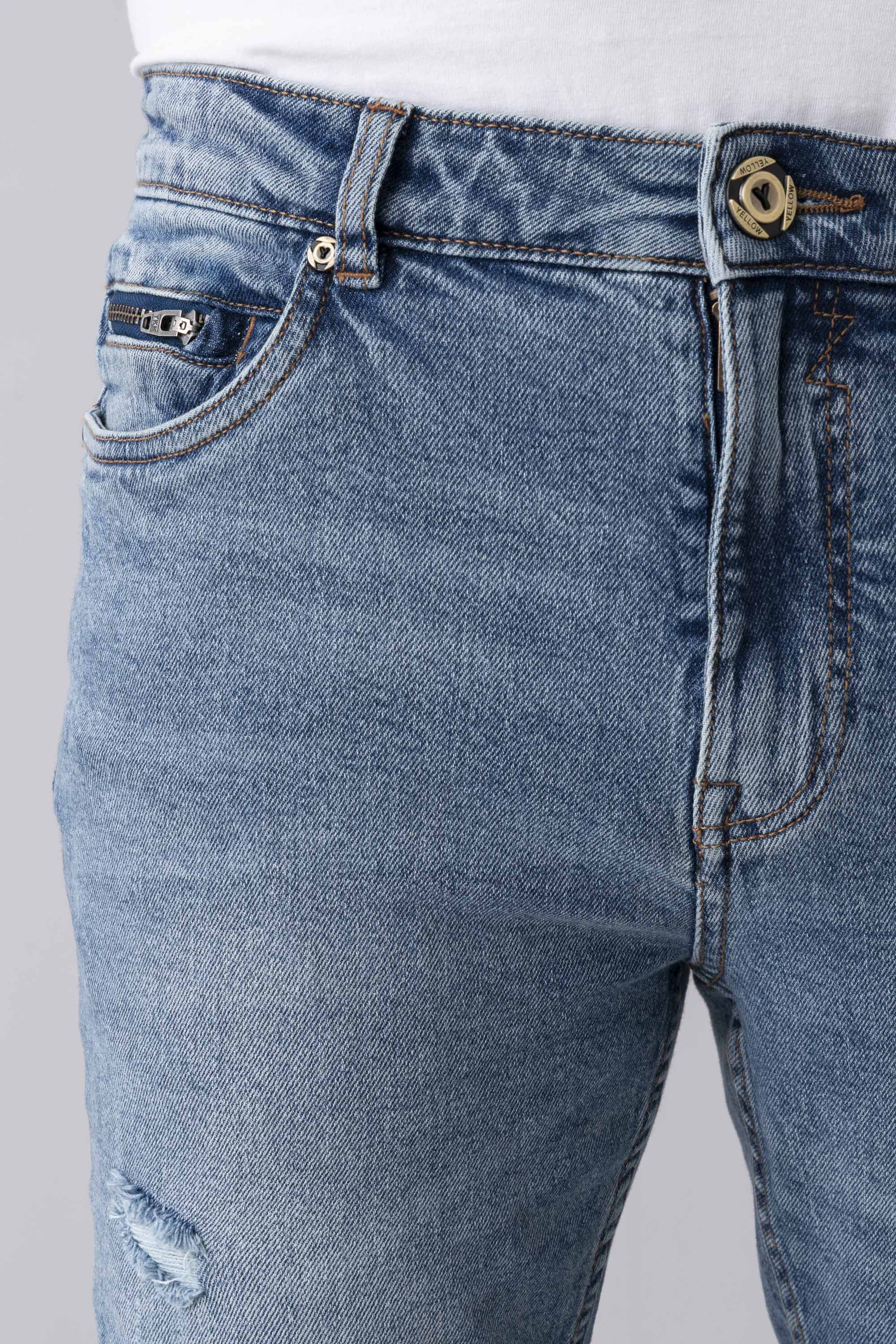 Carrot Fit Blue Jeans - Image 5