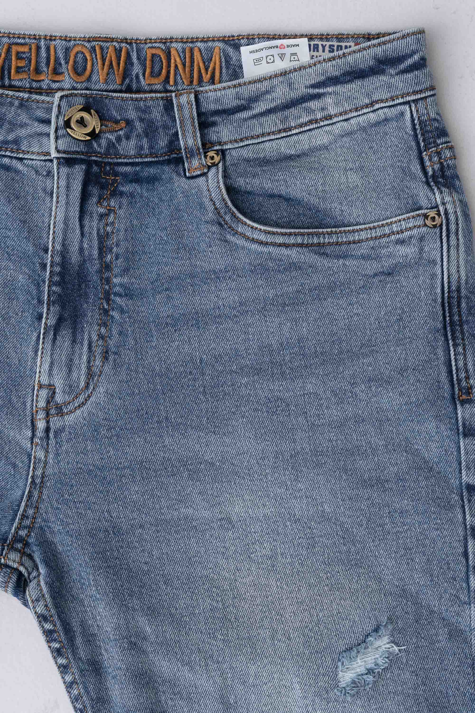 Carrot Fit Blue Jeans - Image 6
