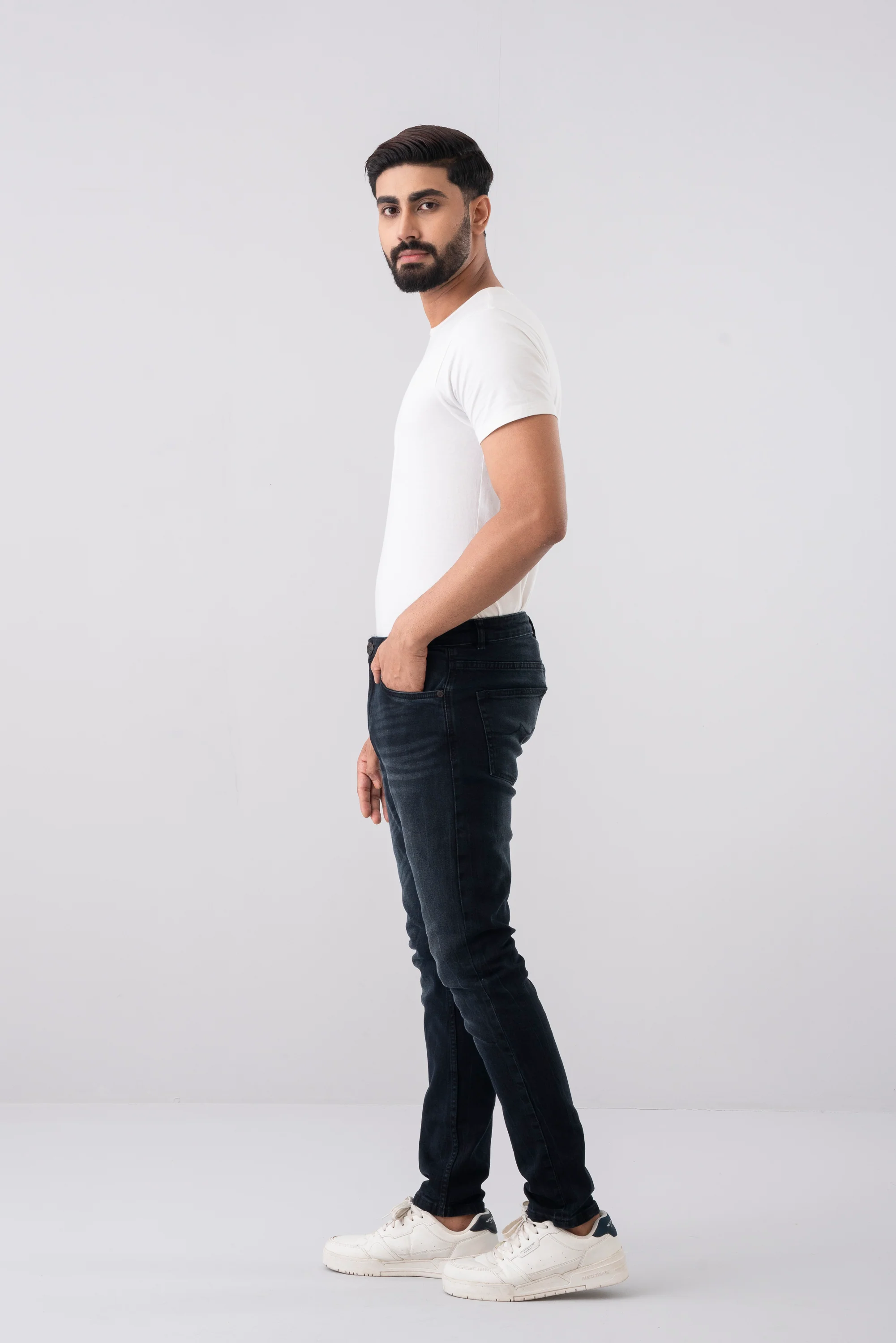 Slim Fit Black Jeans - Image 3