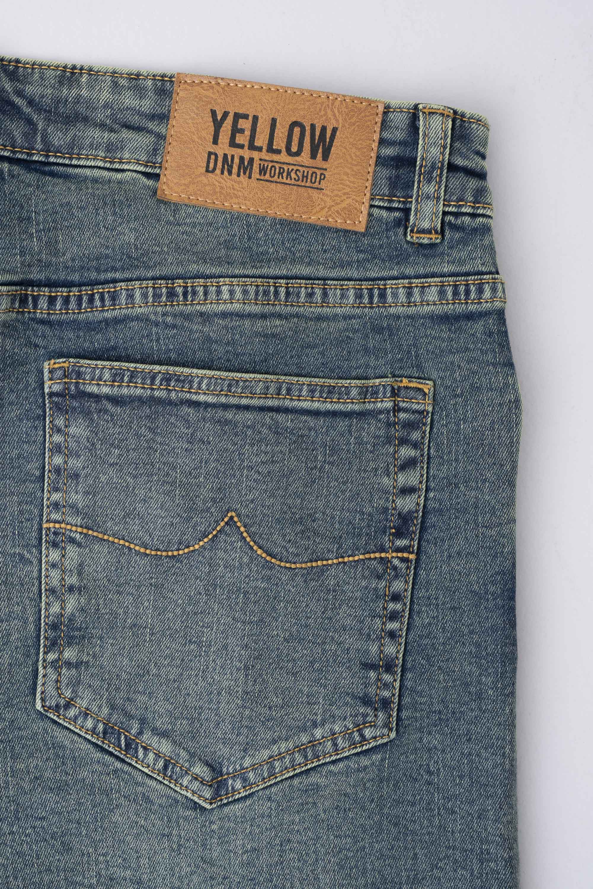 Slim Fit Moss Green Jeans - Image 9
