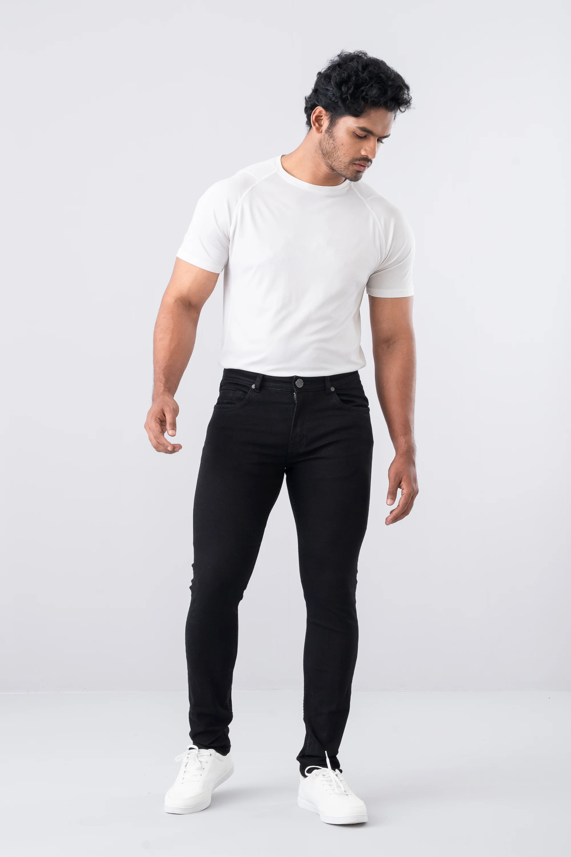 Slim Fit Black Jeans - Image 2