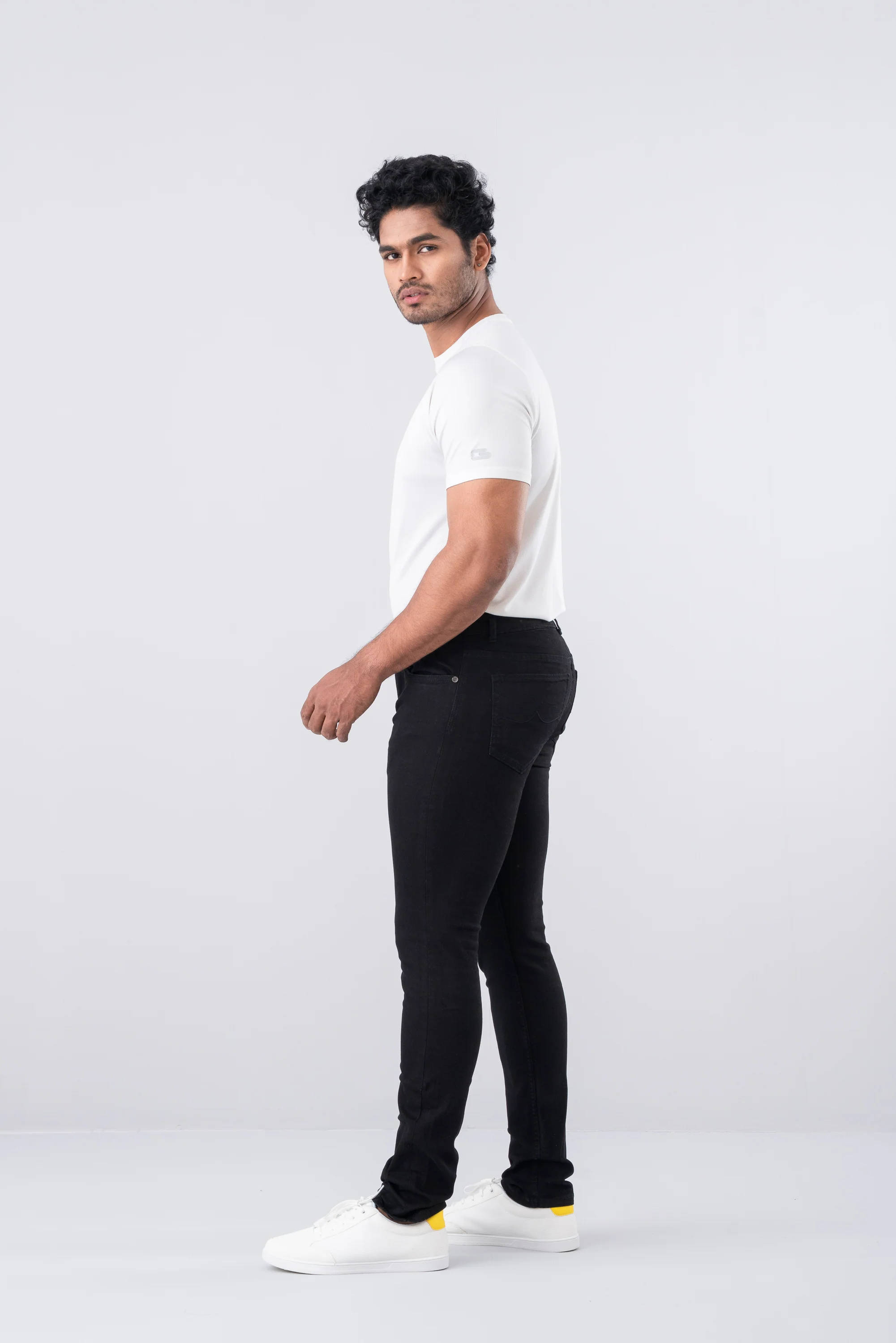 Slim Fit Black Jeans - Image 3