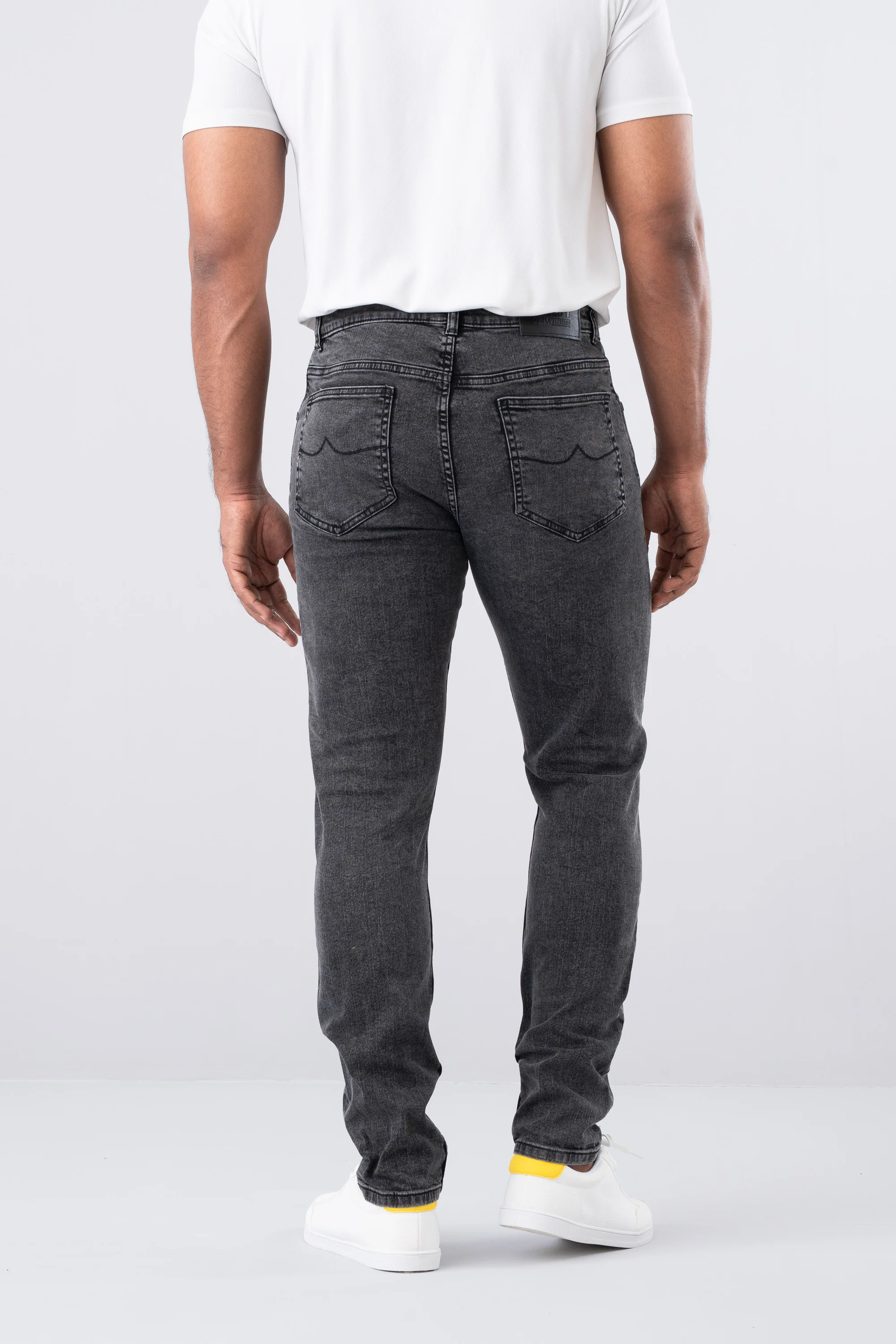 Tapered Fit Black Jeans - Image 4