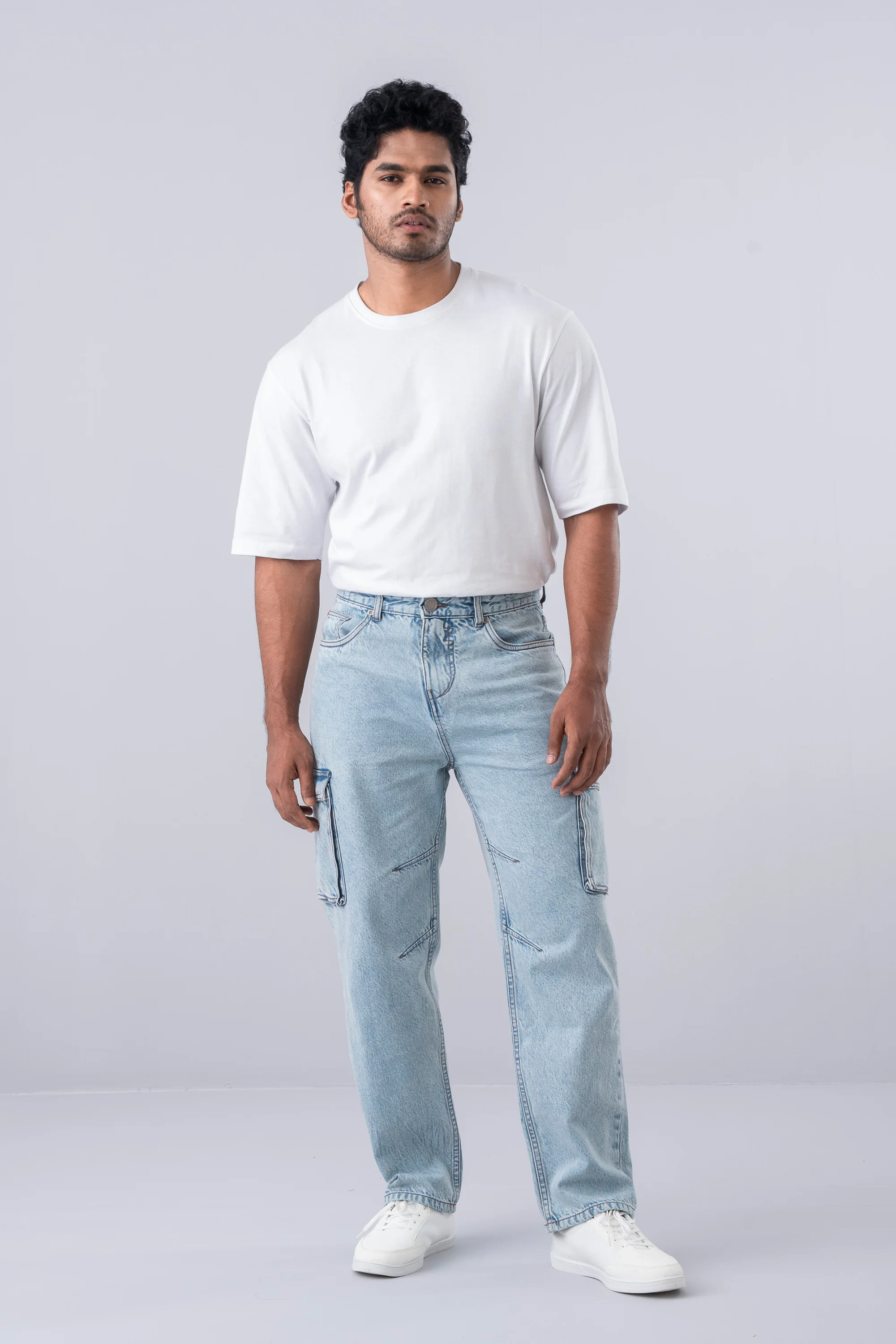 Baggy Fit Blue Jeans - Image 2
