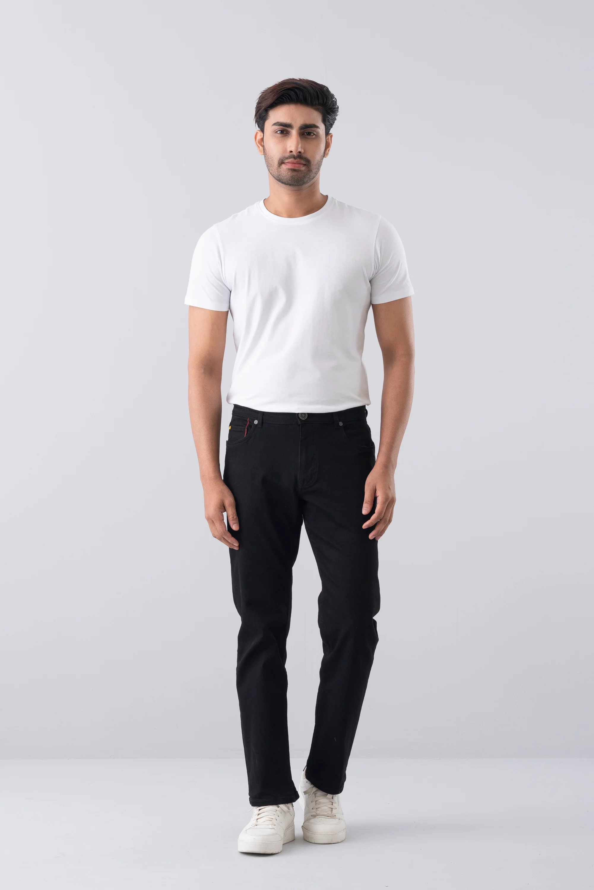 Straight Fit Black Jeans - Image 2