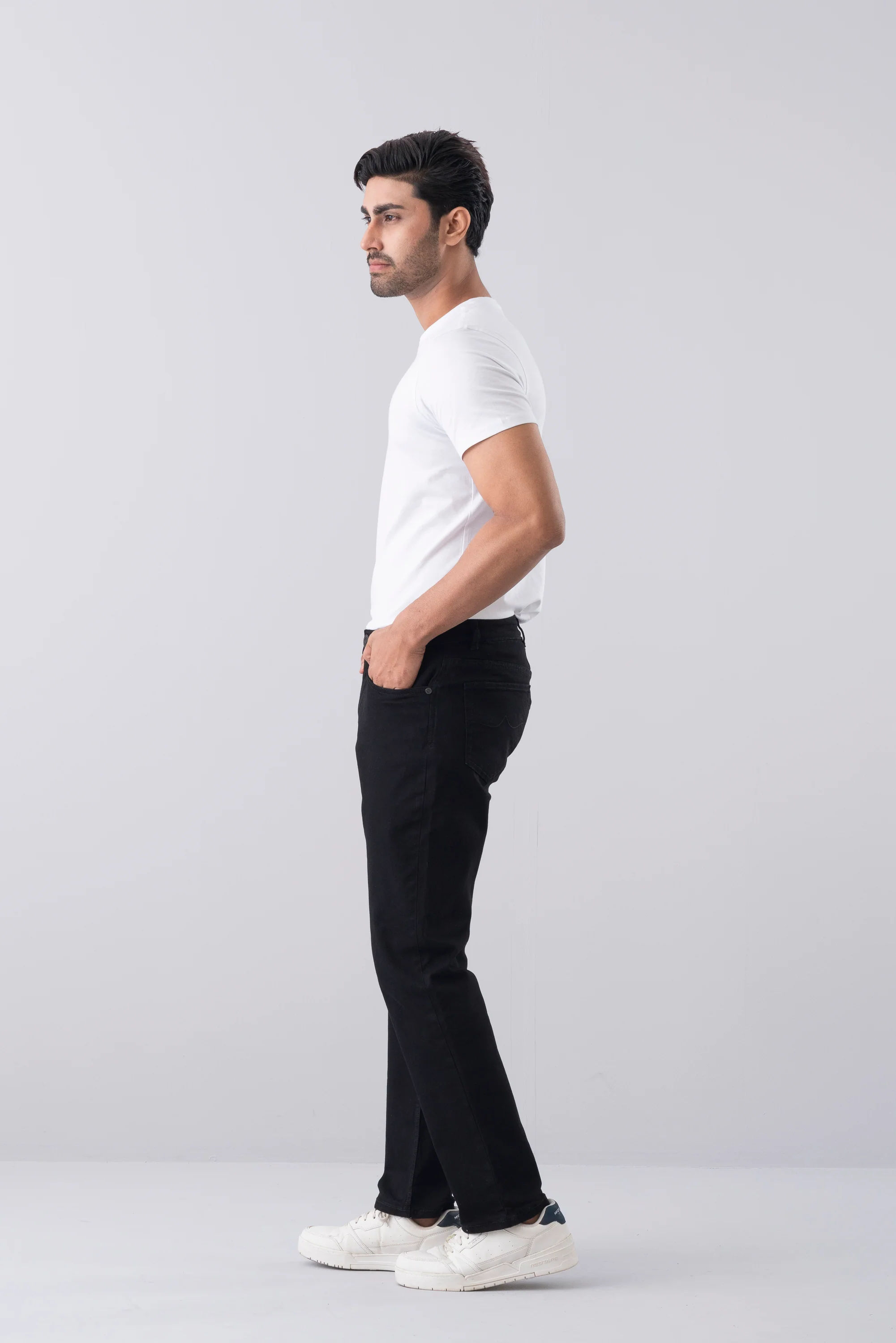 Straight Fit Black Jeans - Image 3