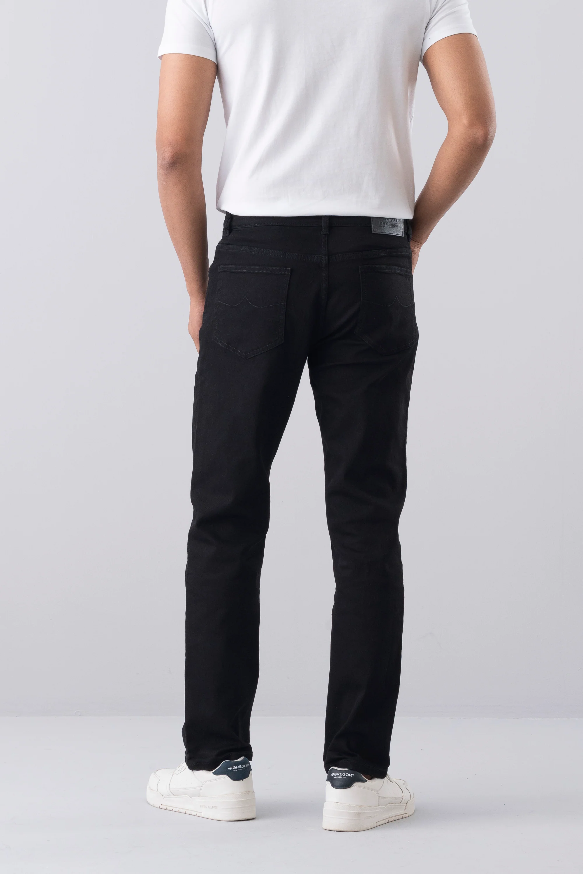 Straight Fit Black Jeans - Image 4