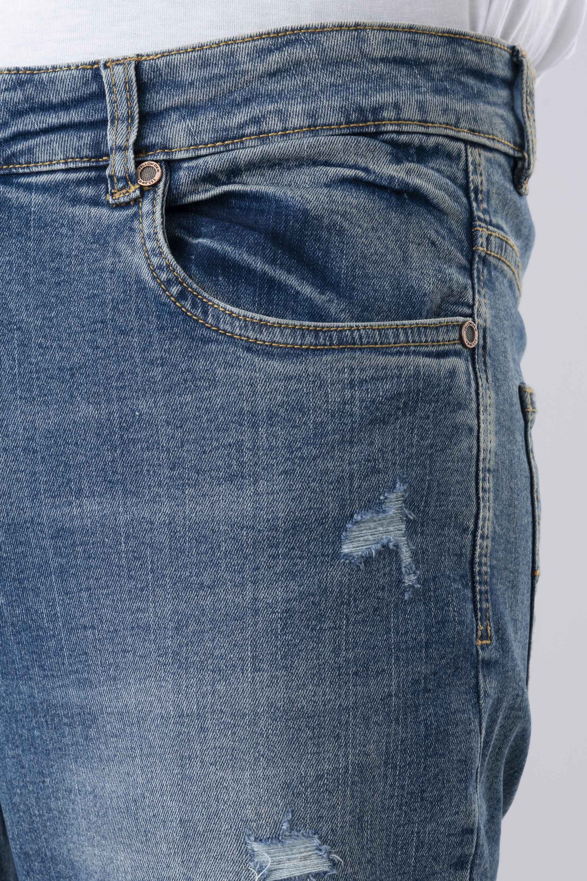 Carrot Fit Blue Jeans - Image 6