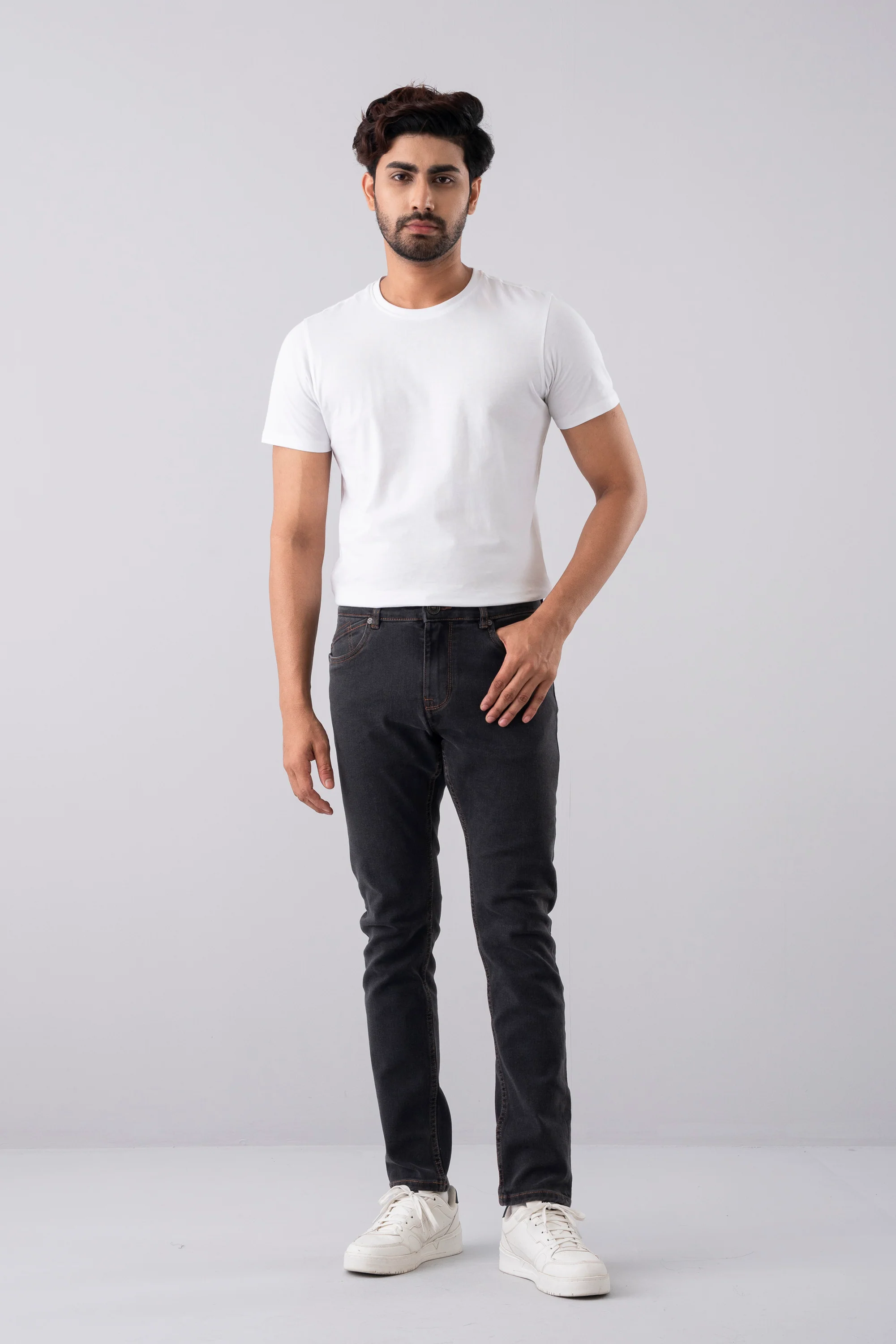 Slim Fit Black Jeans - Image 2
