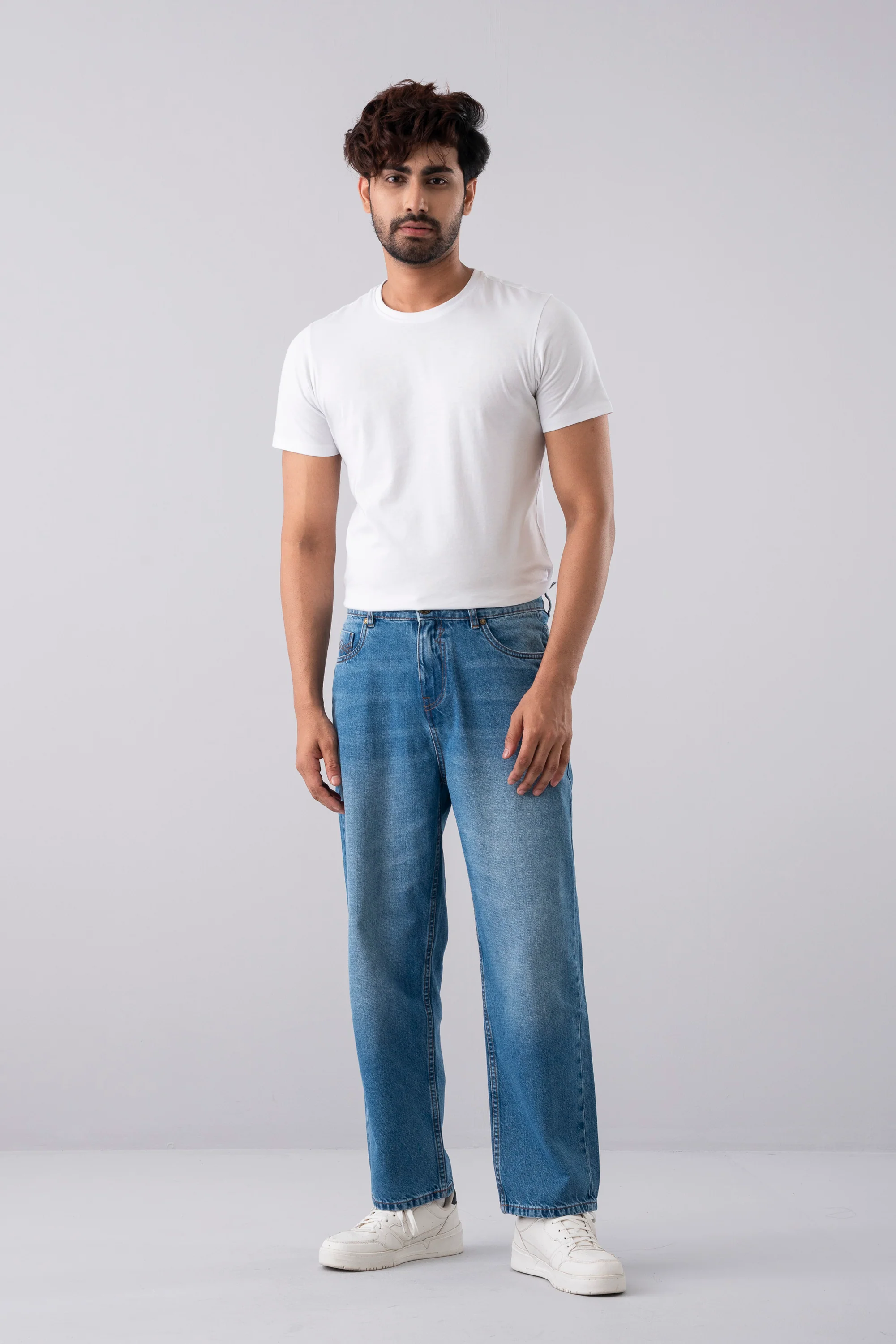 Baggy Fit Blue Jeans - Image 2