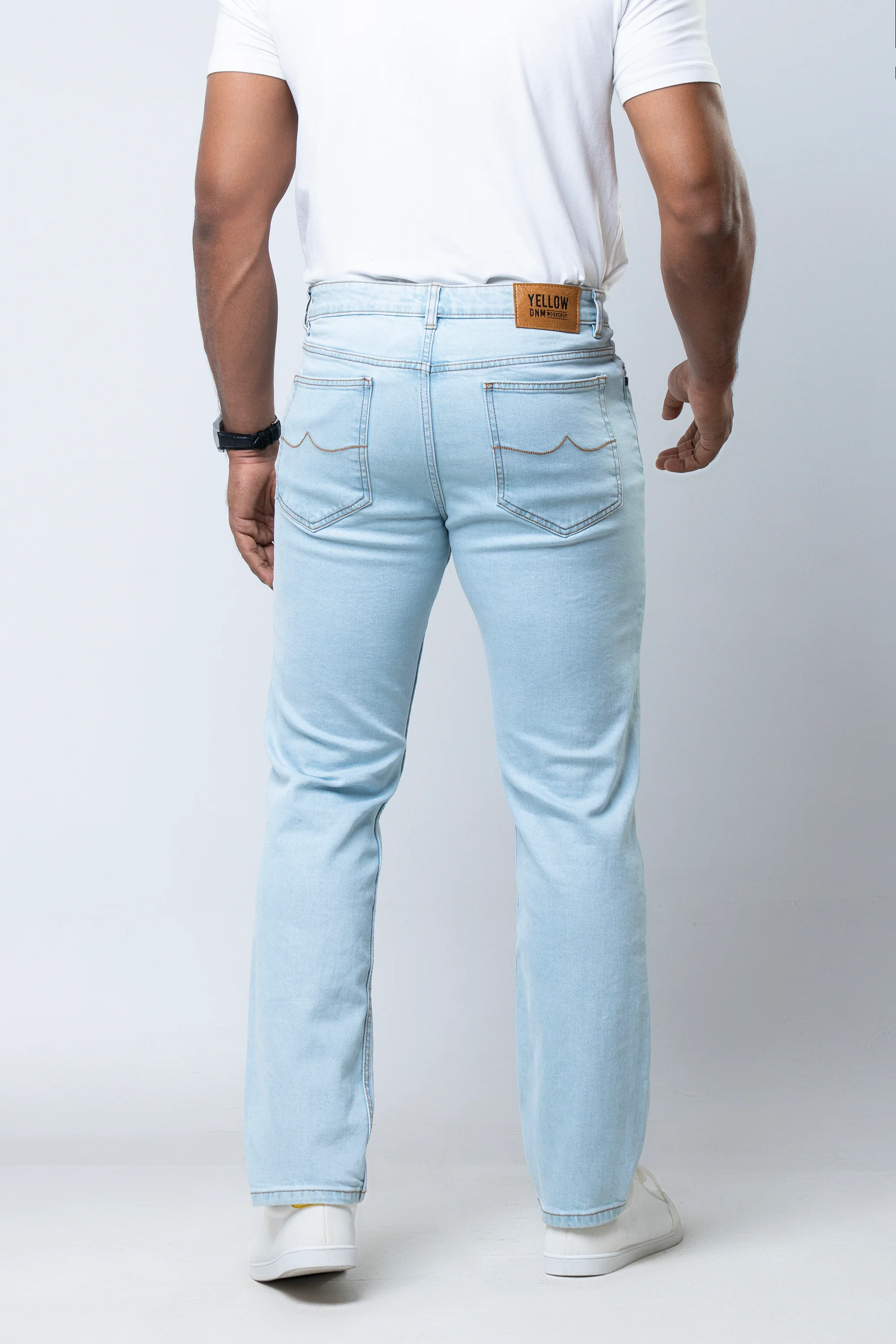 Straight Fit Blue Jeans - Image 12