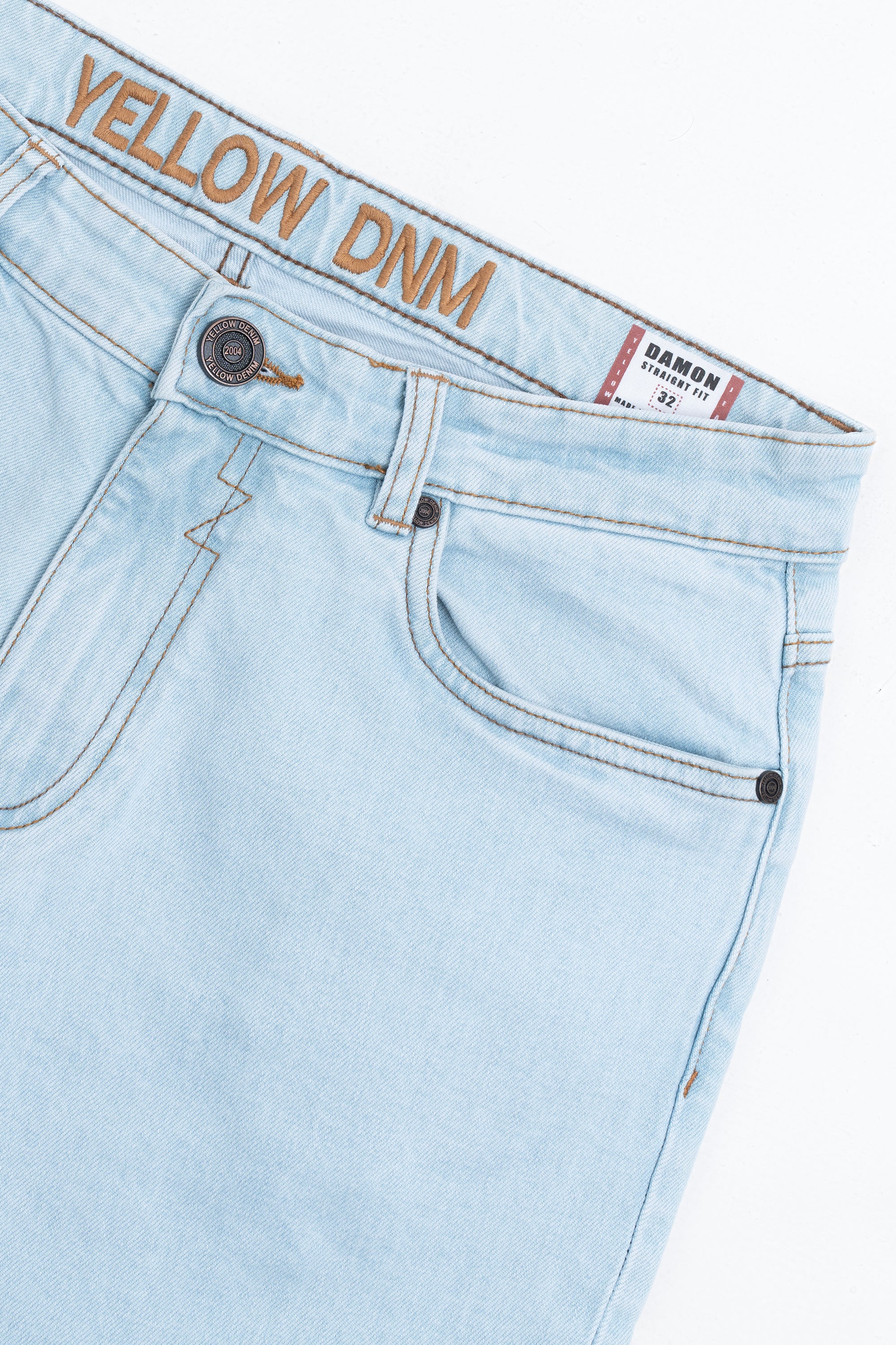 Straight Fit Blue Jeans - Image 15