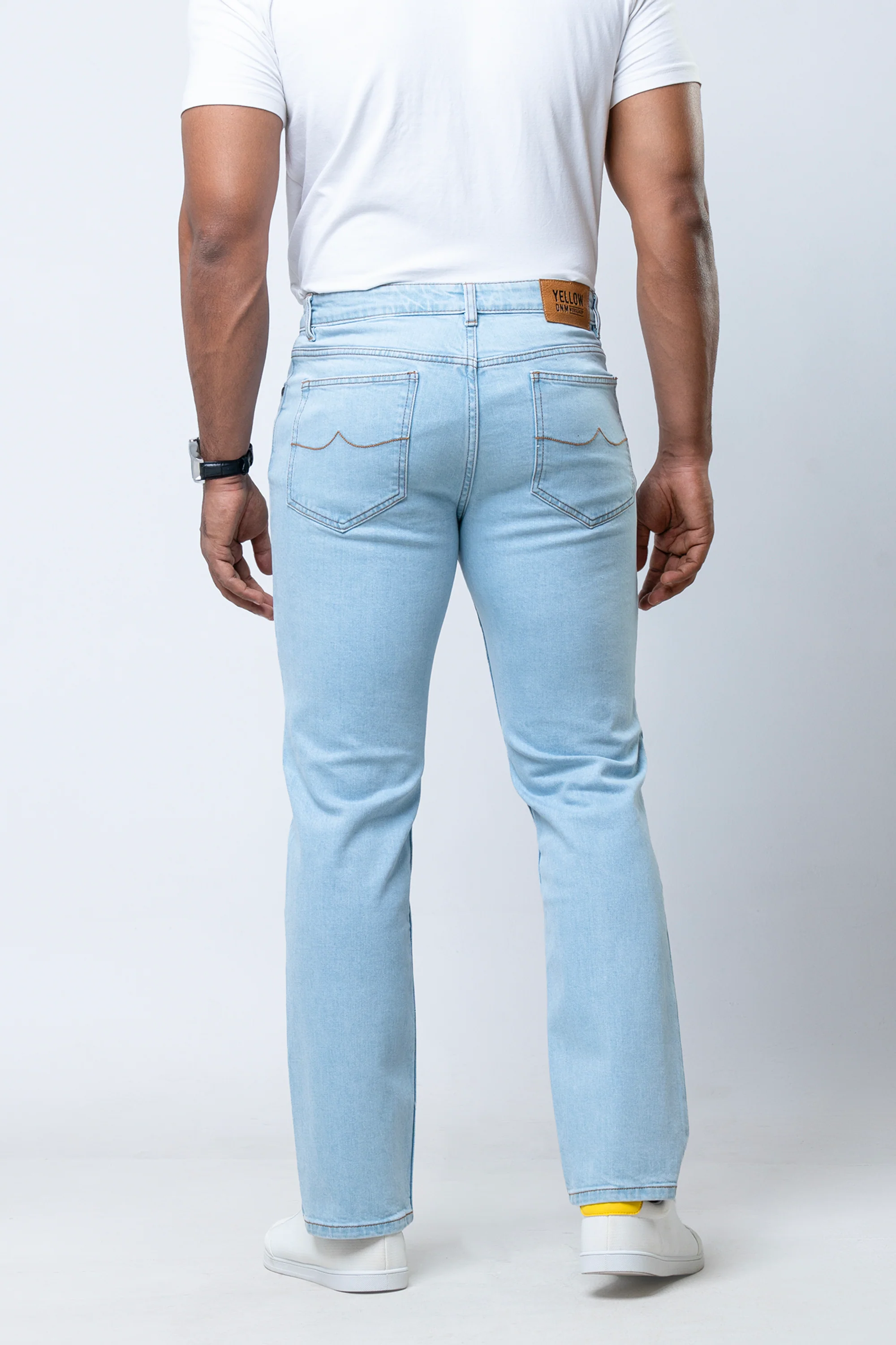 Straight Fit Blue Jeans - Image 4