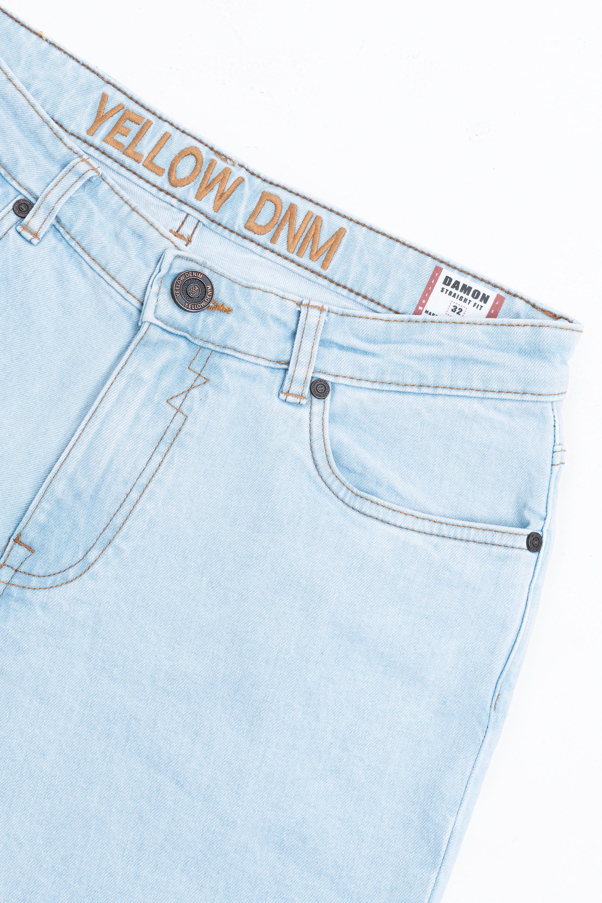 Straight Fit Blue Jeans - Image 7