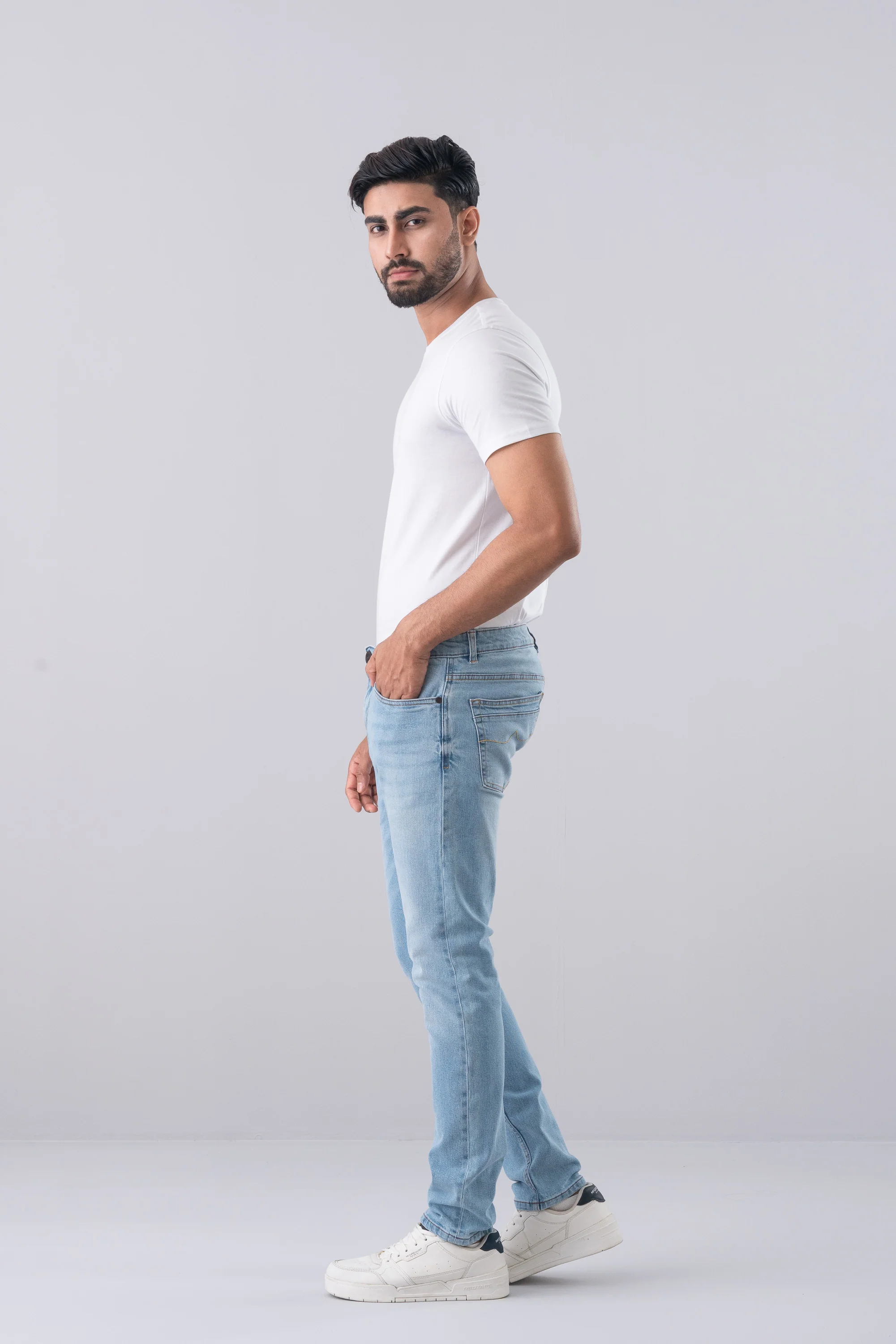 Slim Fit Blue Jeans - Image 3