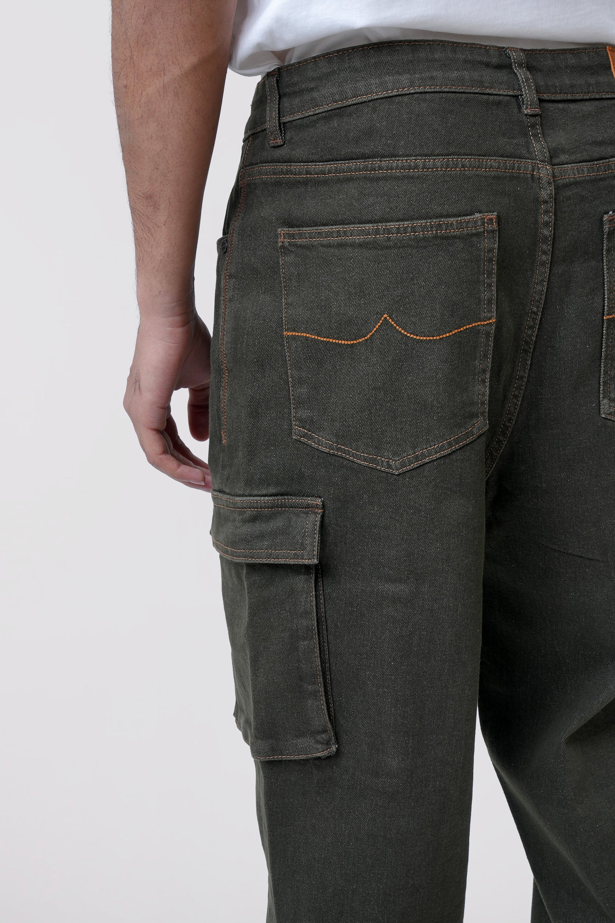 Baggy Fit Green Jeans - Image 4