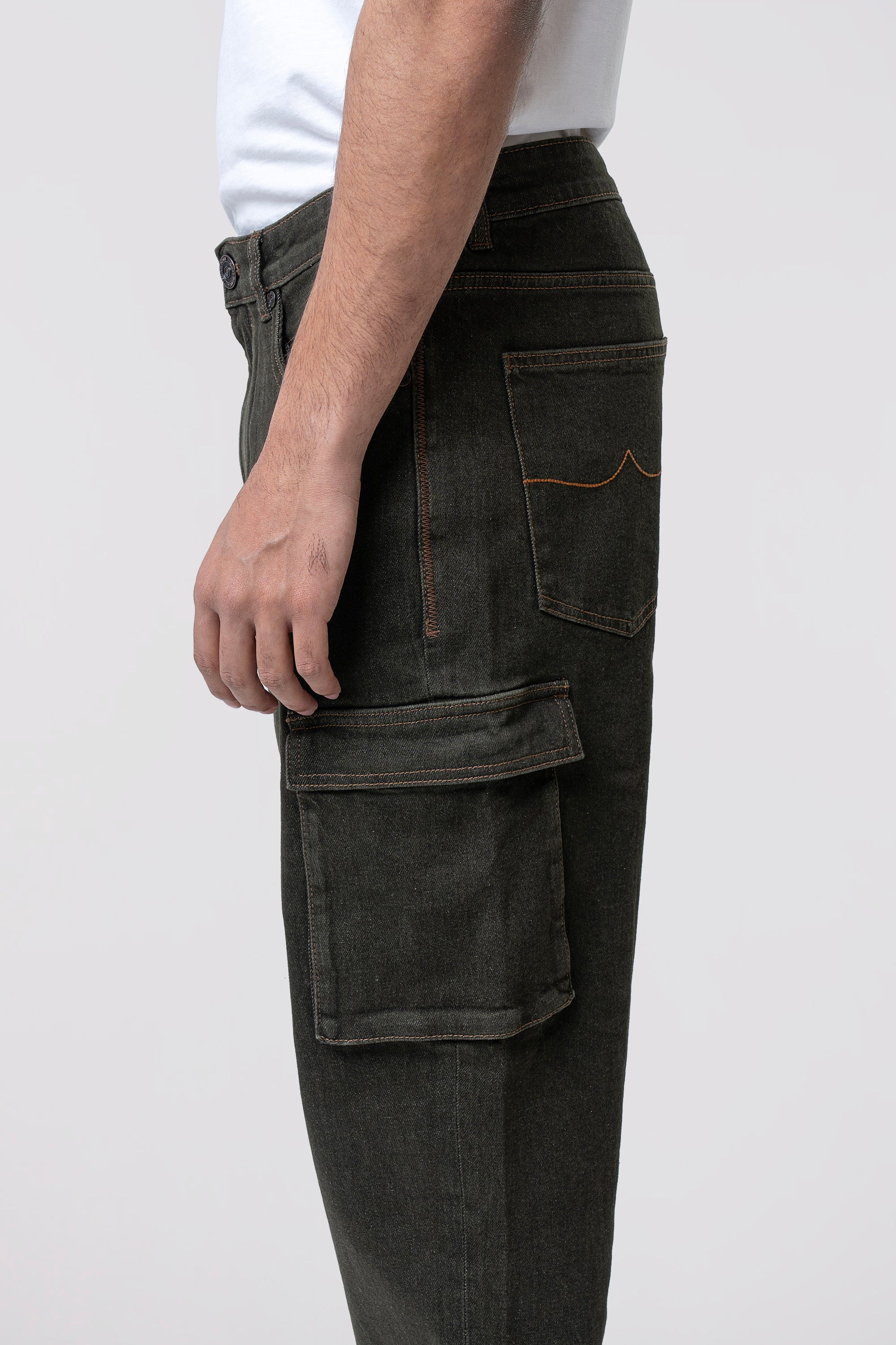 Baggy Fit Green Jeans - Image 5