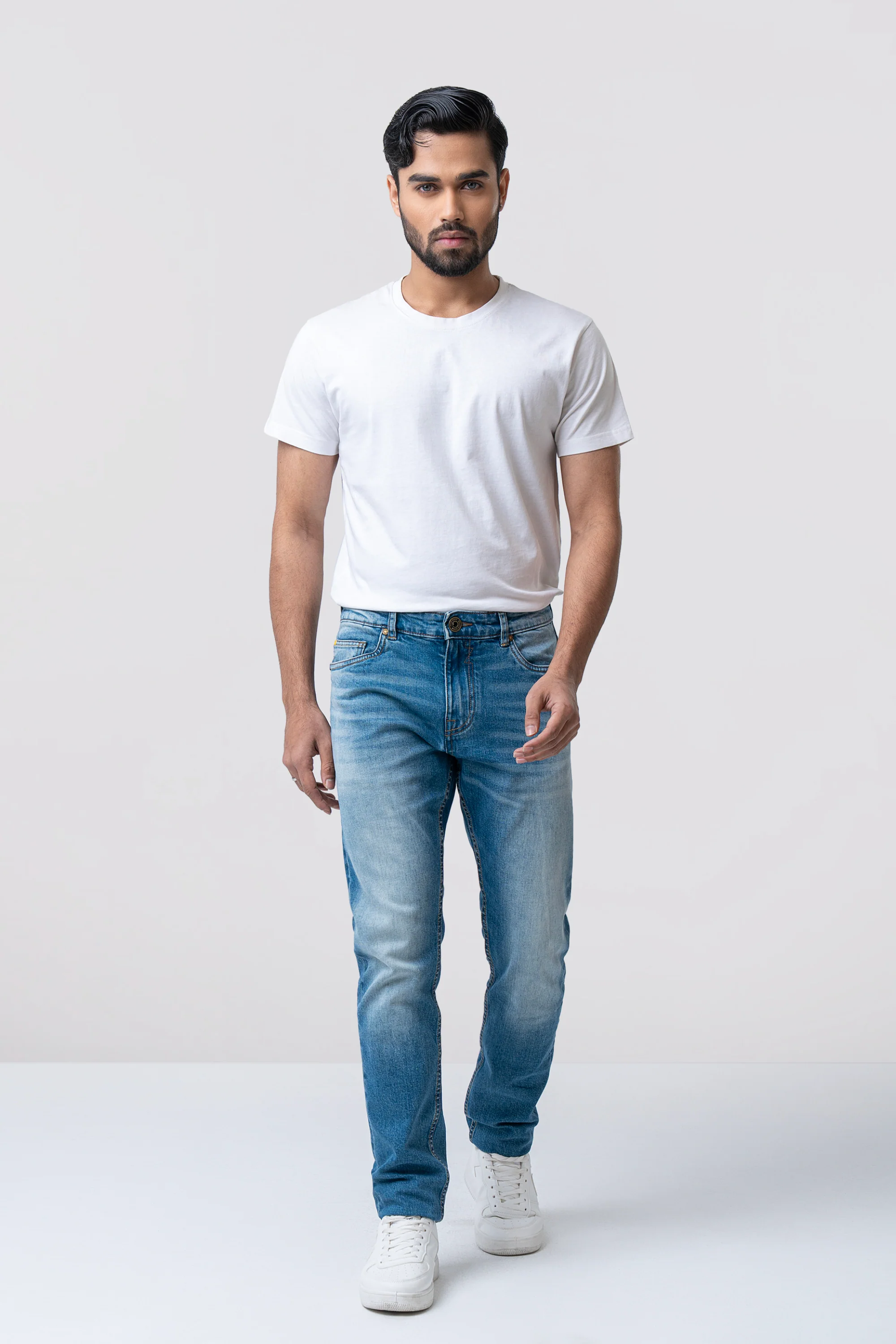 Slim Fit Blue Jeans - Image 2