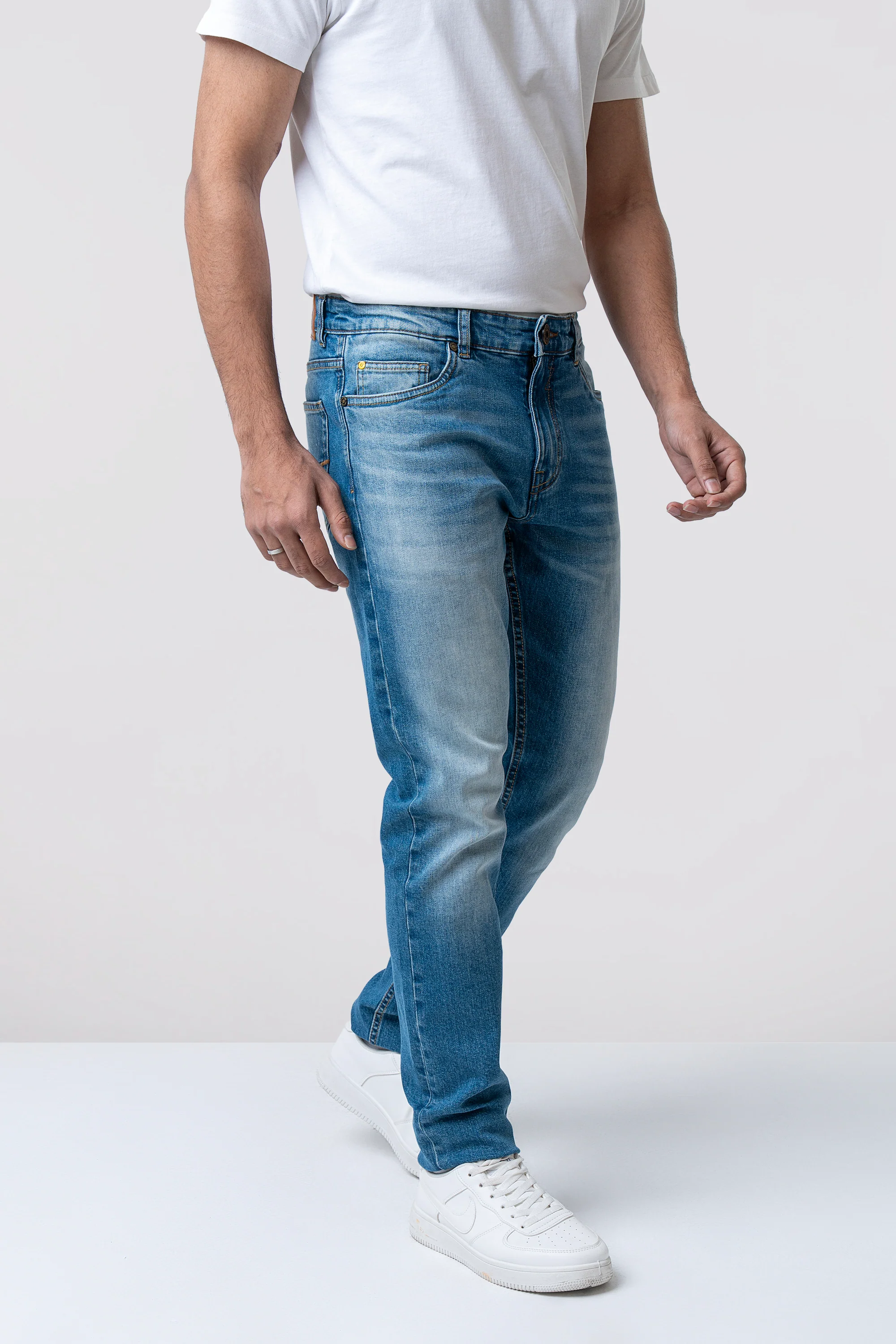 Slim Fit Blue Jeans - Image 3