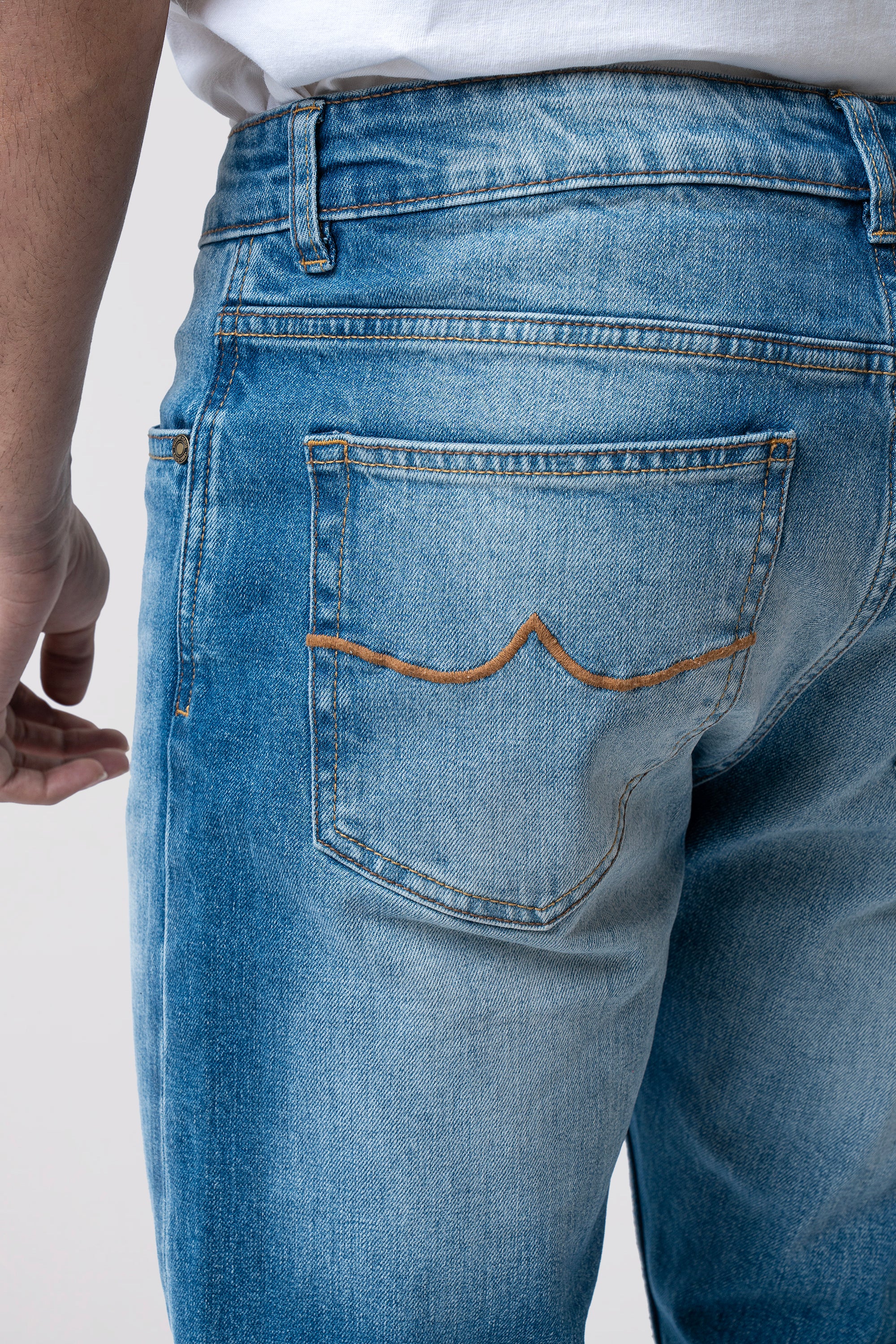 Slim Fit Blue Jeans - Image 6