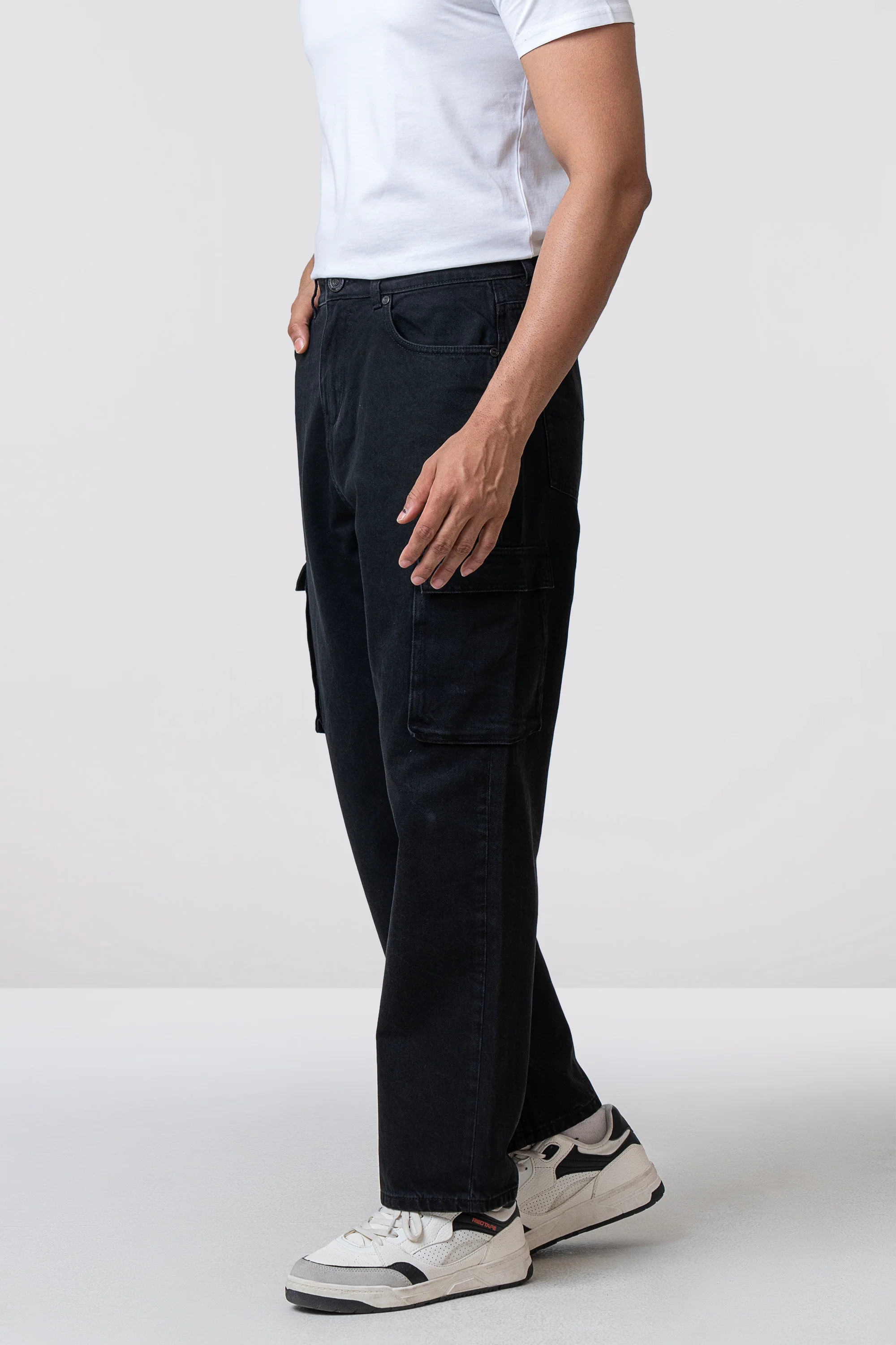 Baggy Fit Black Jeans - Image 4