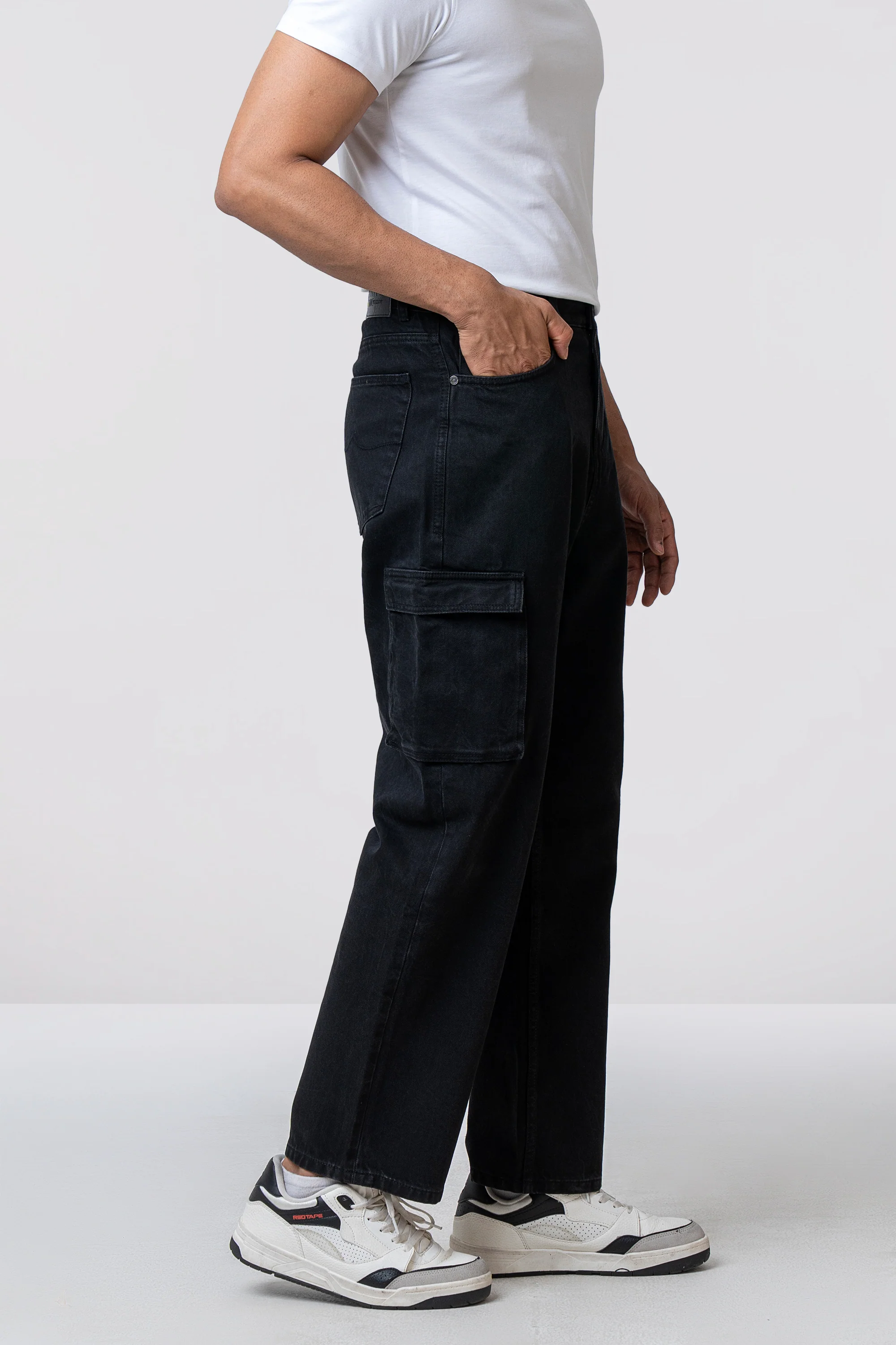 Baggy Fit Black Jeans - Image 5
