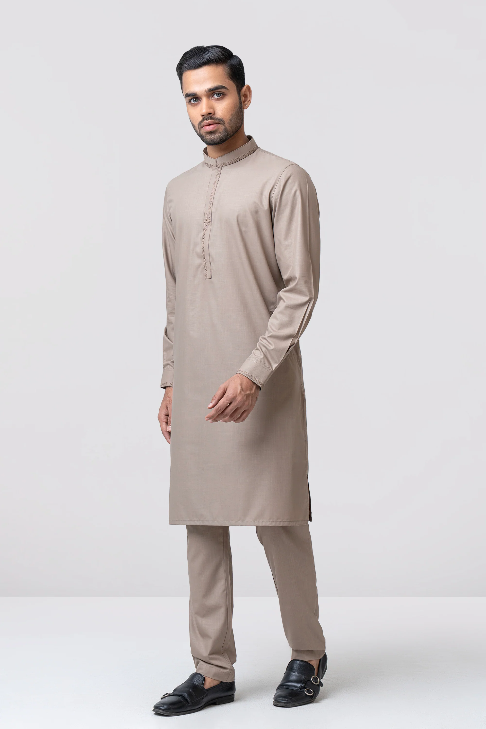 Regular Fit Formal Ethnic Kurta Set - Image 6