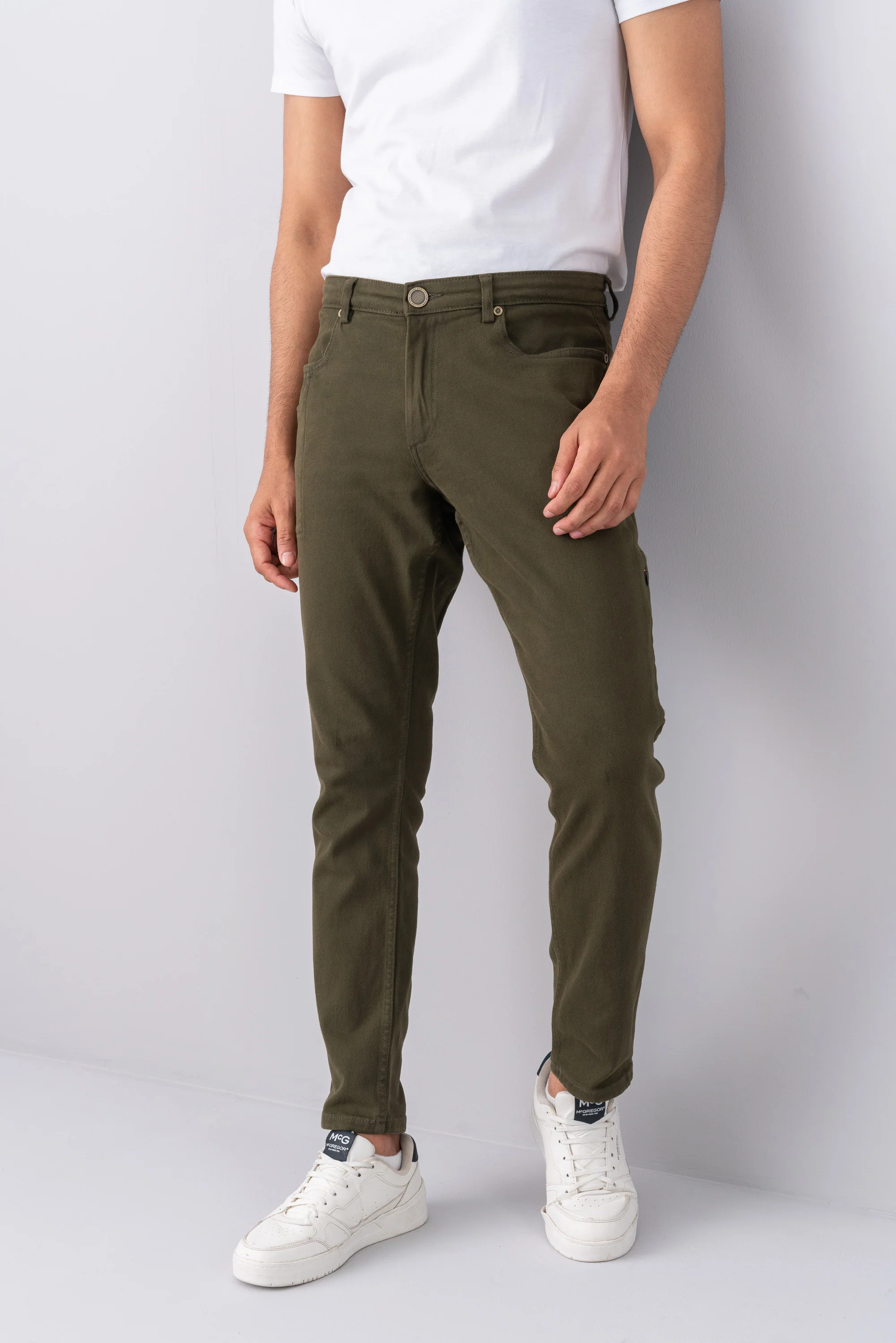 Slim fit Fashion Trousers - Image 4