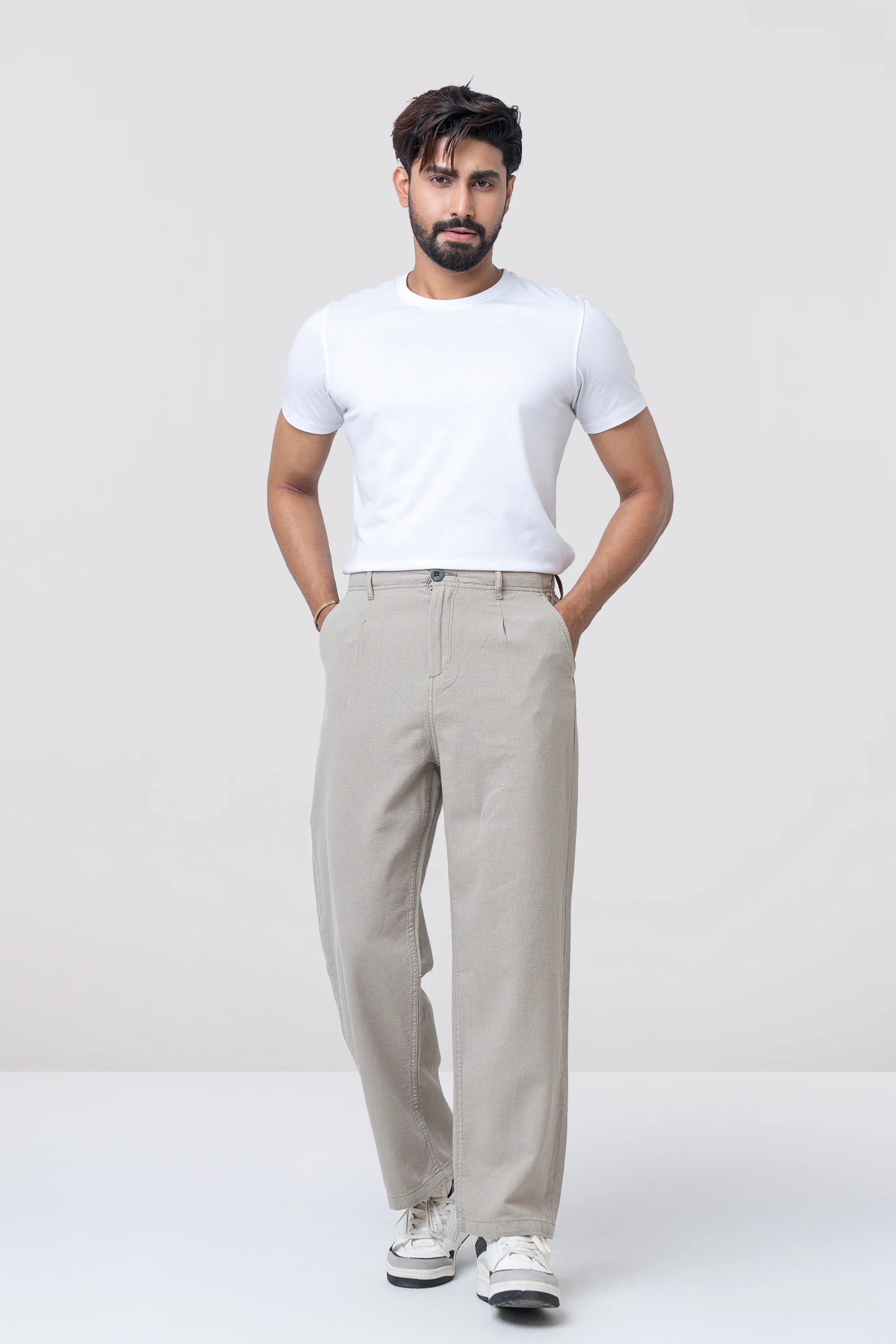 Straight Fit Fashion Trousers - Image 2