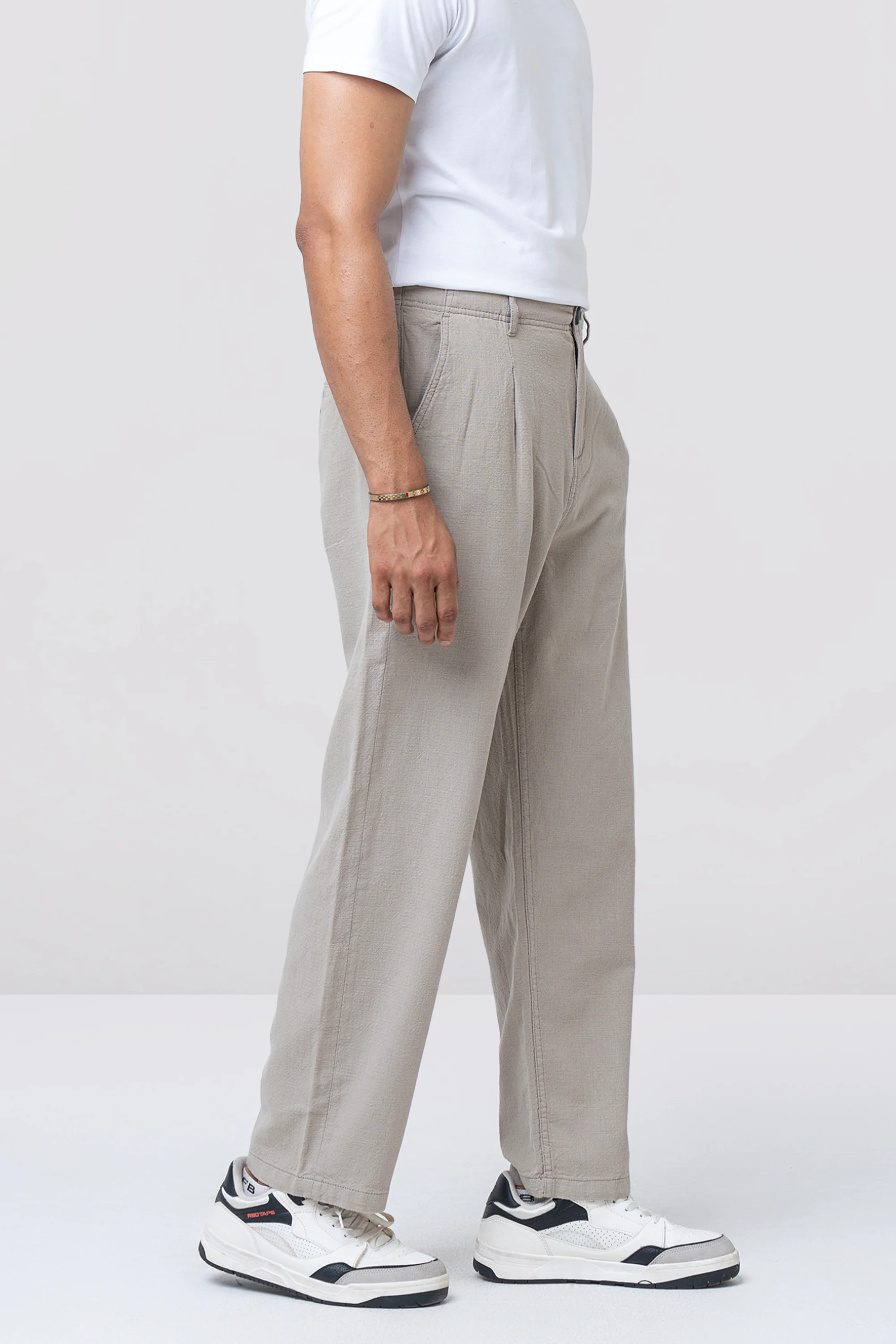 Straight Fit Fashion Trousers - Image 3