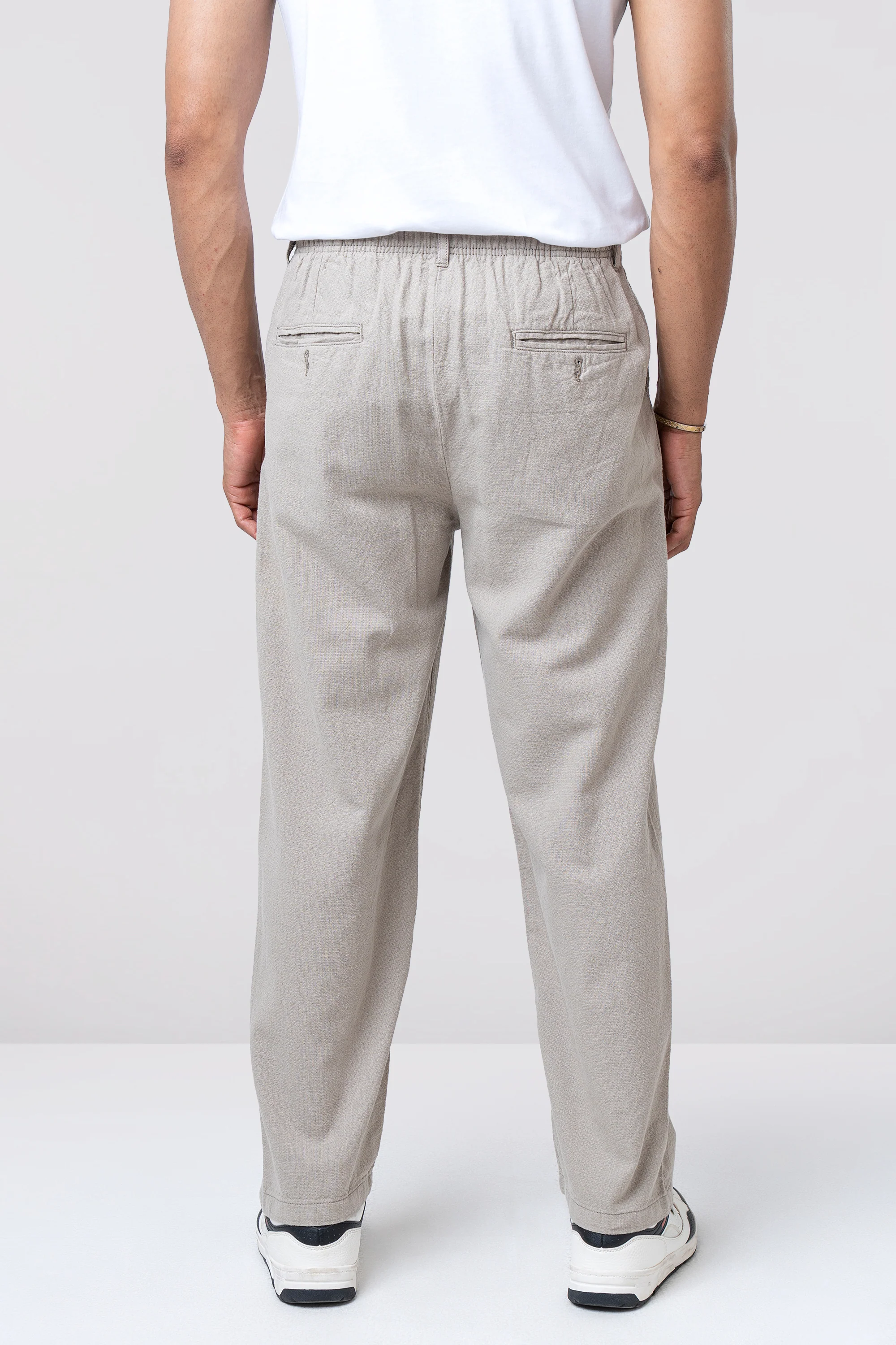 Straight Fit Fashion Trousers - Image 4