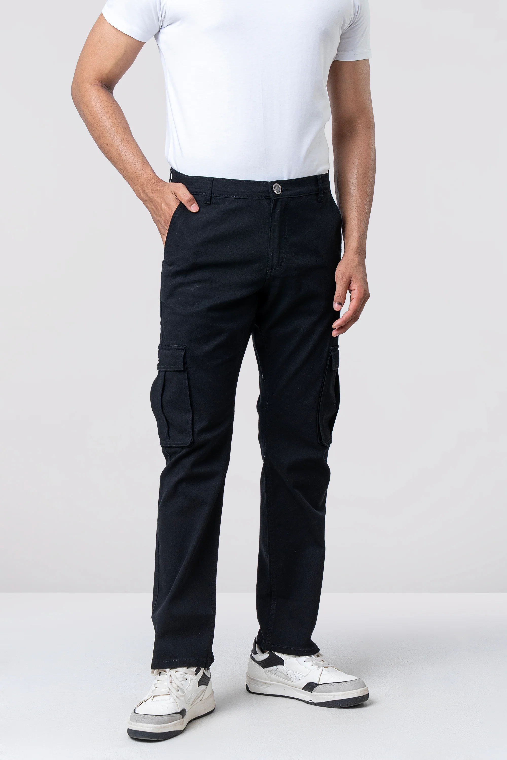 Straight Fit Fashion Trousers
