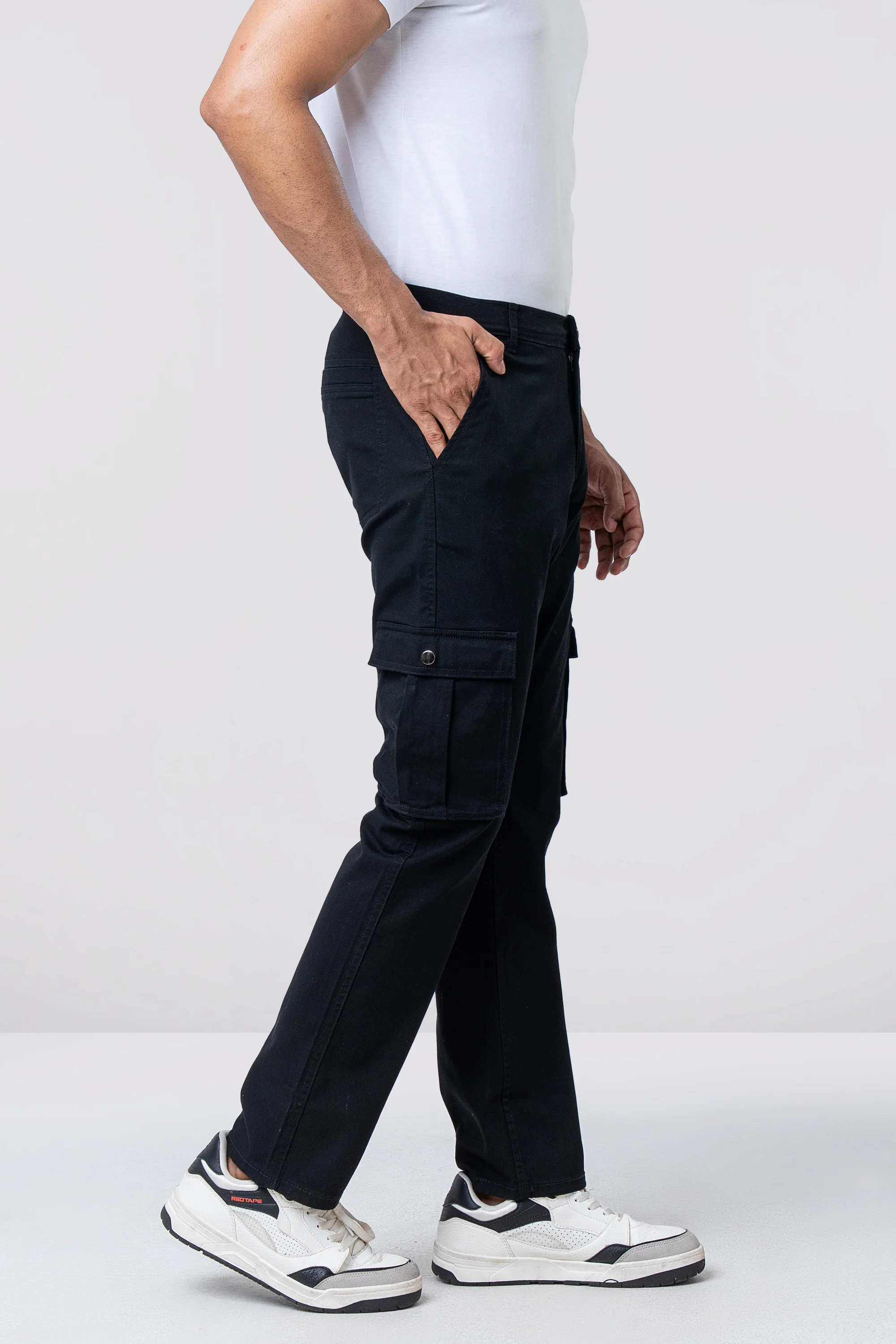 Straight Fit Fashion Trousers - Image 3