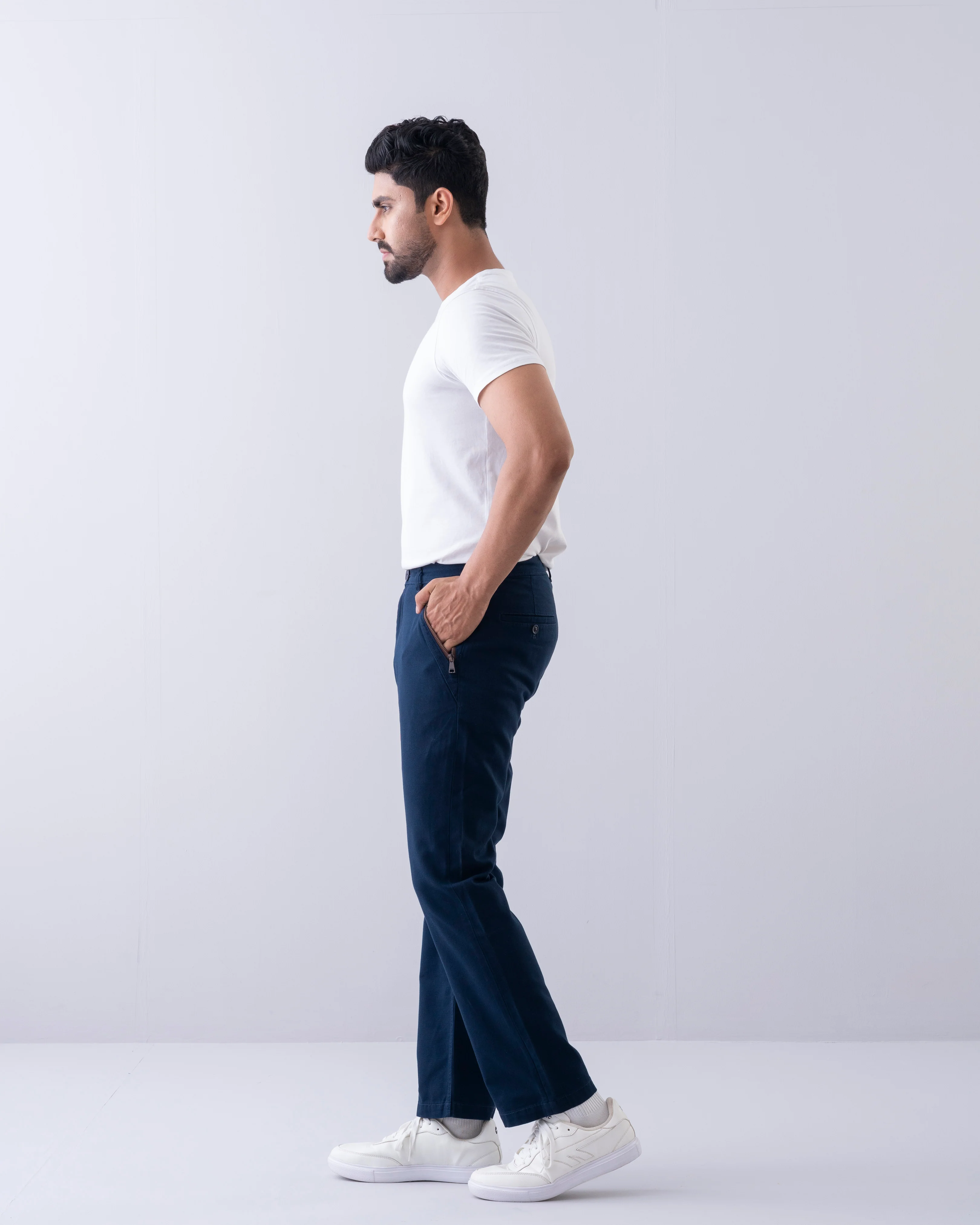Straight Fit Fashion Trousers - Image 3