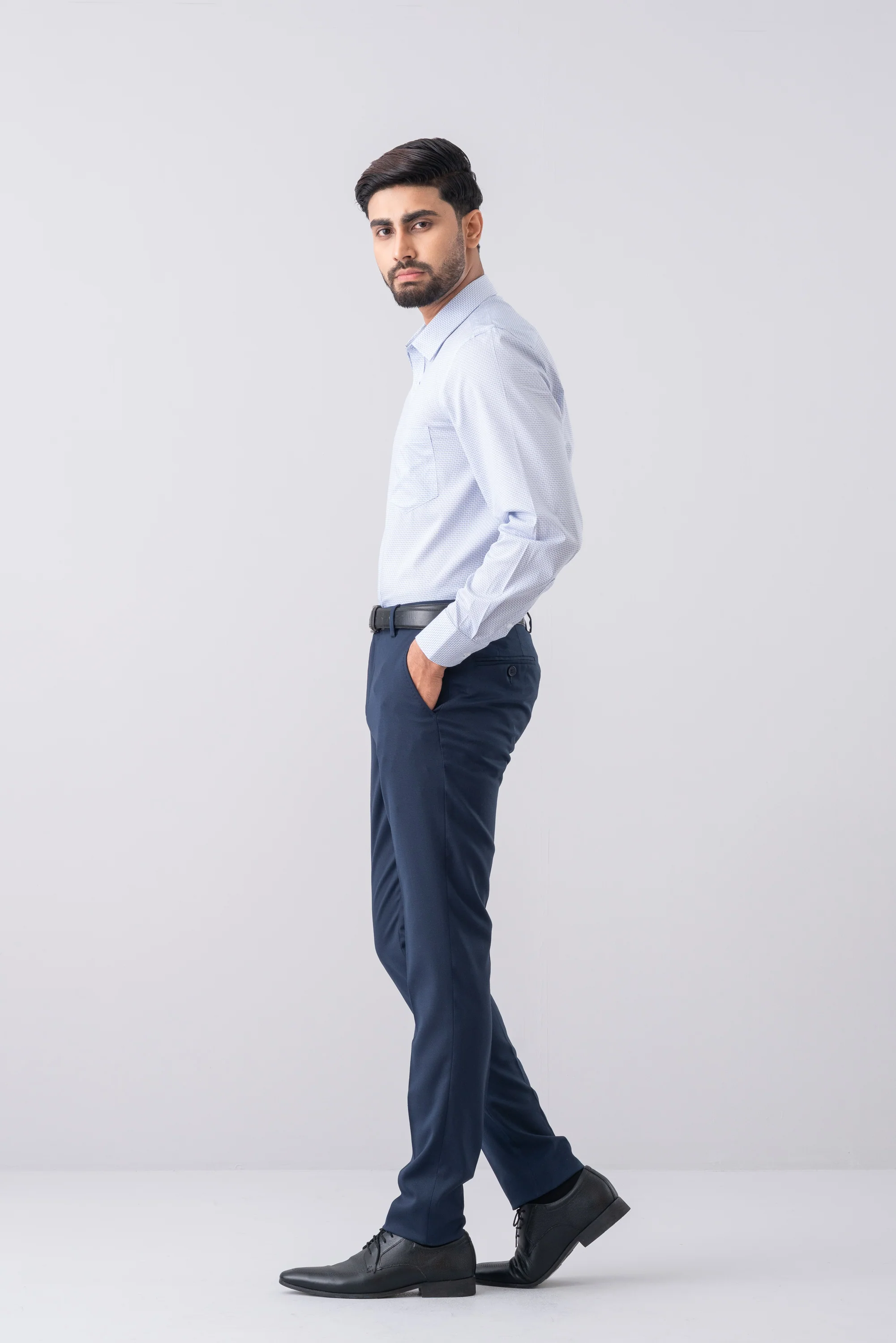 Slim Fit Formal Trouser - Image 3